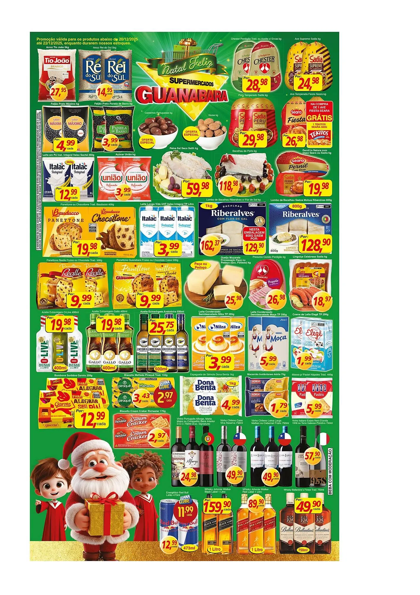Encarte de Encarte Supermercados Guanabara 20 de dezembro até 22 de dezembro 2025 - Pagina 1