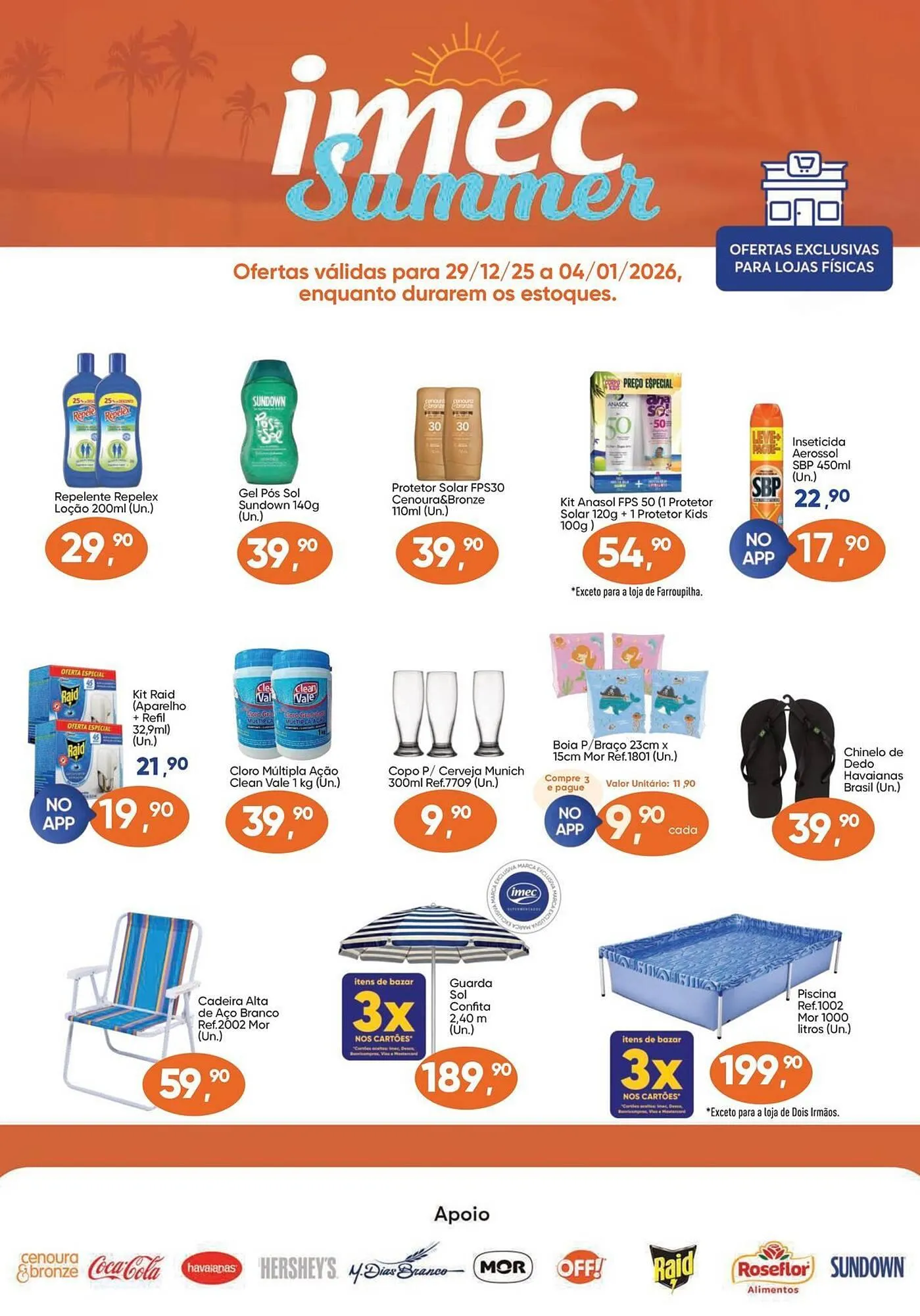 Encarte de Catálogo Imec Supermercados 29 de dezembro até 4 de janeiro 2026 - Pagina 1