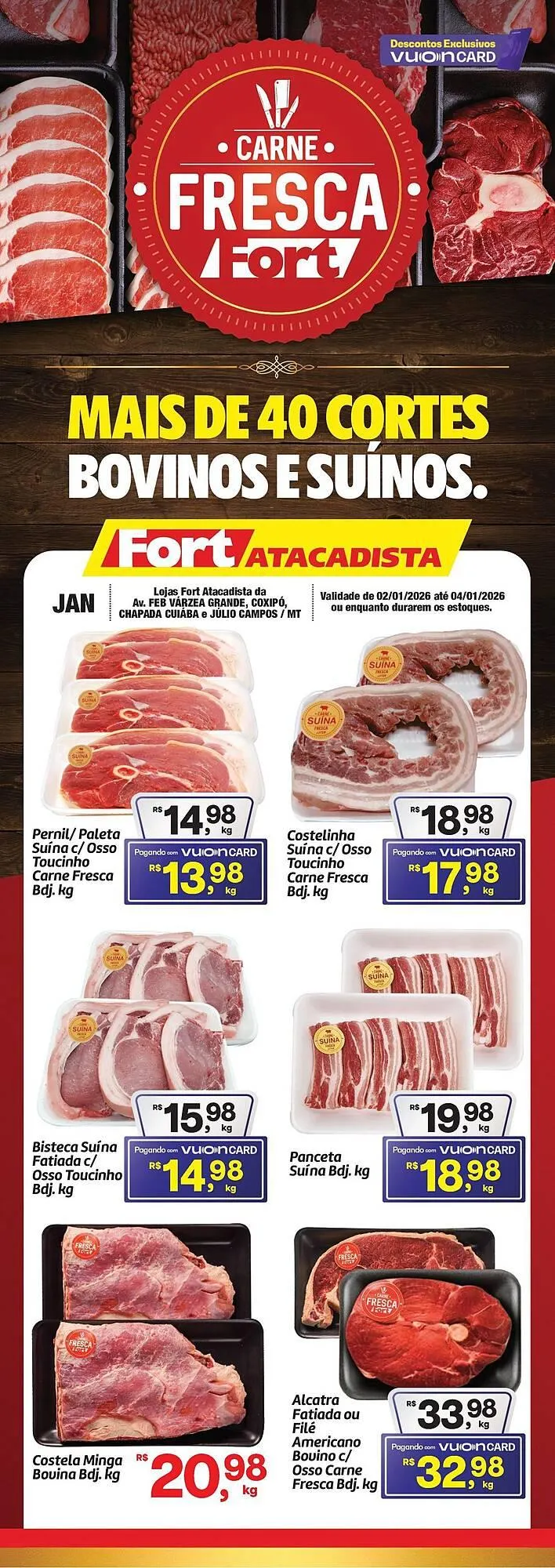 Encarte de Tabloide Fort Atacadista 2 de janeiro até 4 de janeiro 2026 - Pagina 1