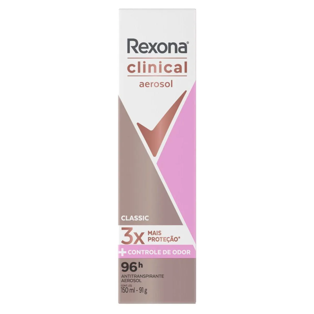 Desodorante Antitranspirante Rexona Clinical Feminino Classic 150ml