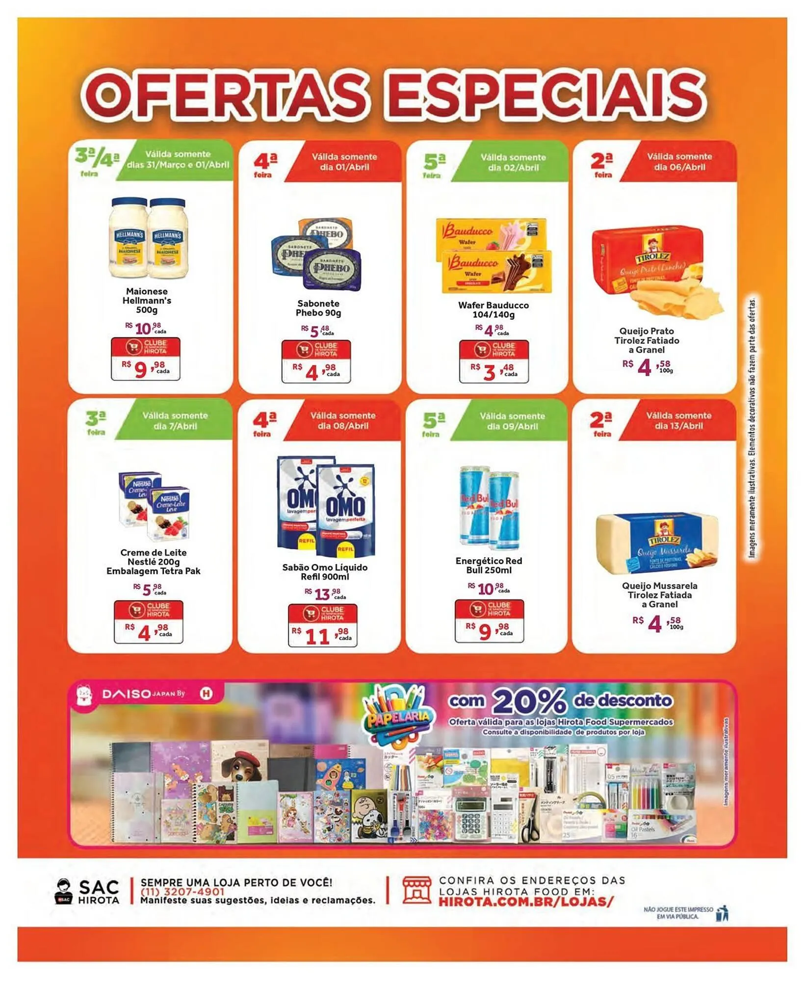 Encarte de Catálogo Hirota Food Supermercado 1 de abril até 13 de abril 2026 - Pagina 6