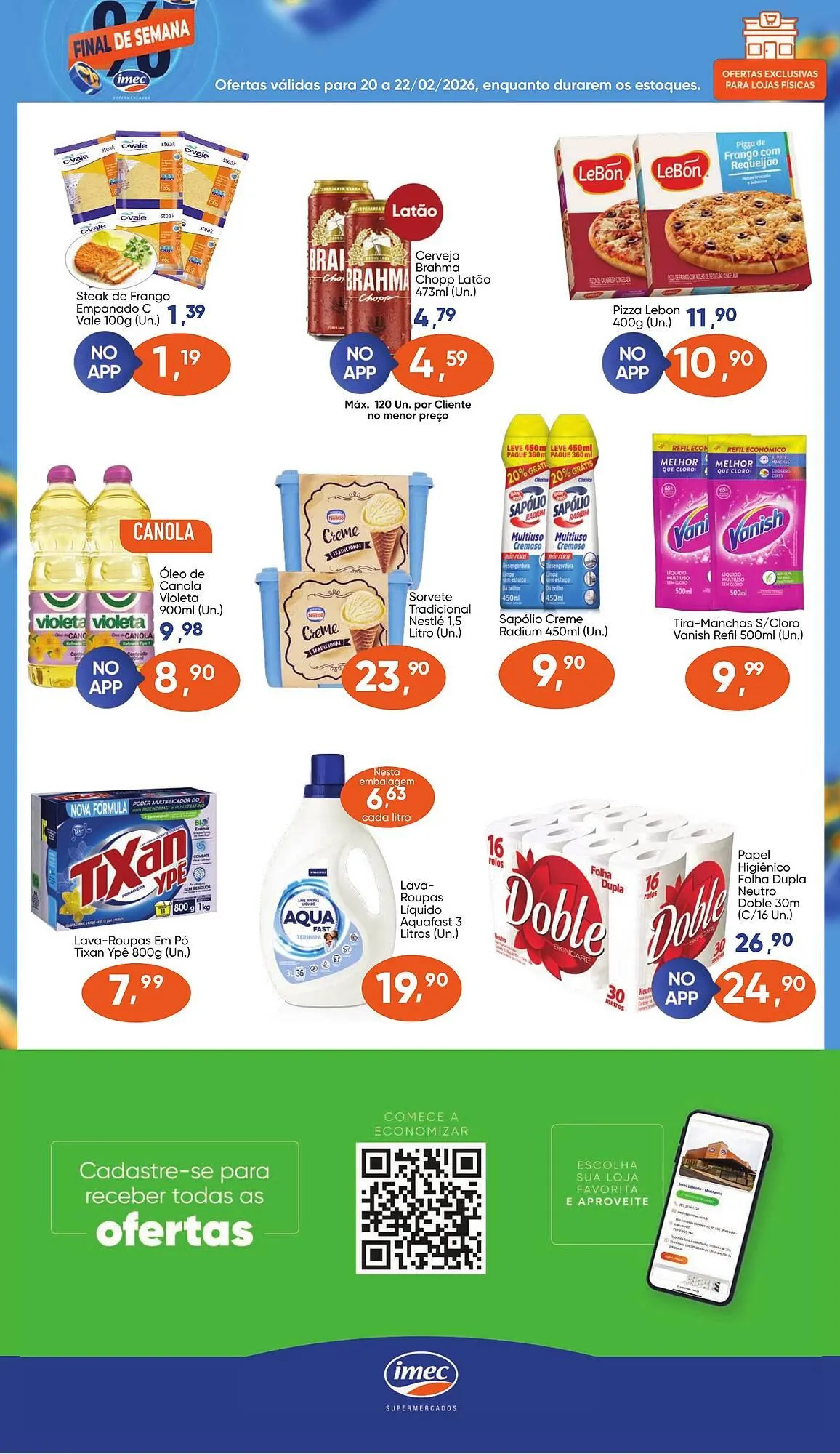 Encarte de Catálogo Imec Supermercados 23 de fevereiro até 26 de fevereiro 2026 - Pagina 2