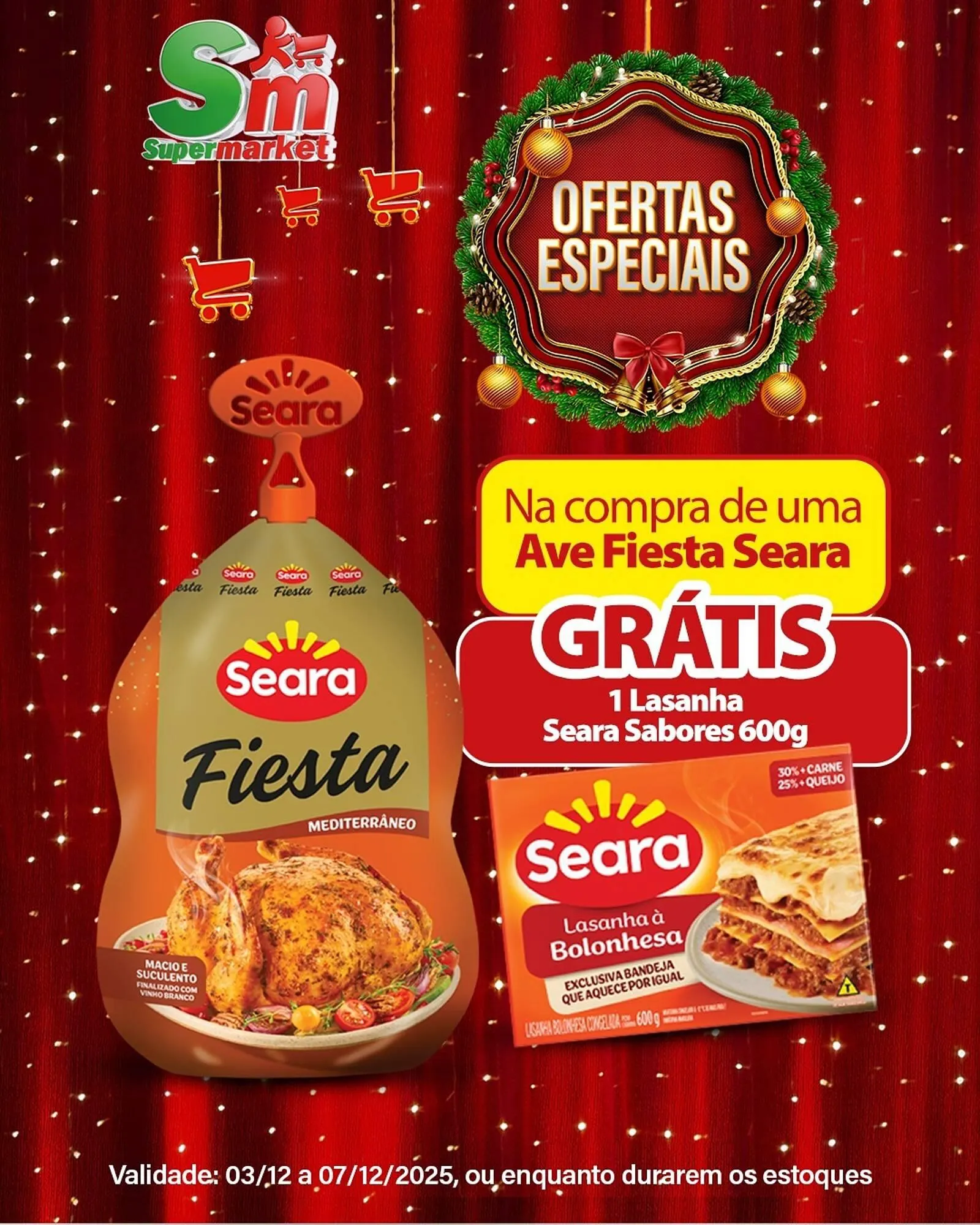 Encarte de Encarte Rede Supermarket 3 de dezembro até 7 de dezembro 2025 - Pagina 1