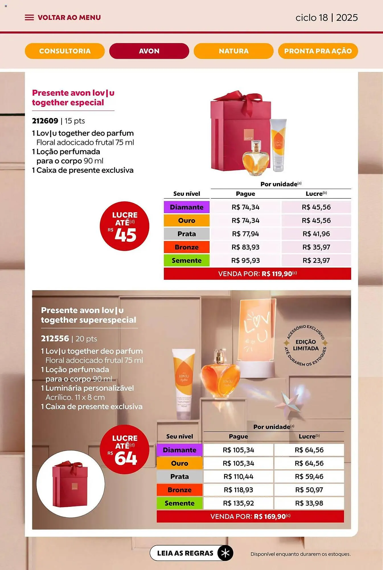 Encarte de Catálogo Avon 29 de outubro até 30 de novembro 2025 - Pagina 27