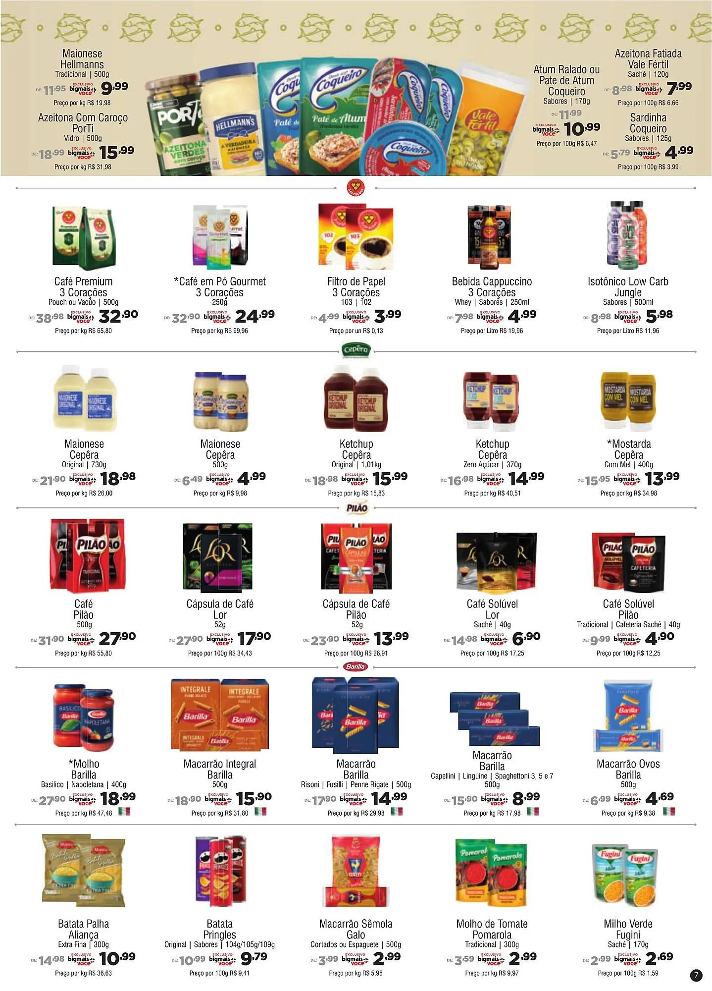 Encarte de Catálogo Big Mais Supermercados 18 de março até 7 de abril 2026 - Pagina 7