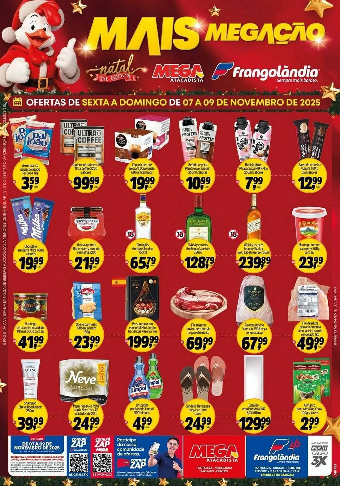 Encarte de Encarte Frangolândia 7 de novembro até 9 de novembro 2025 - Pagina 1
