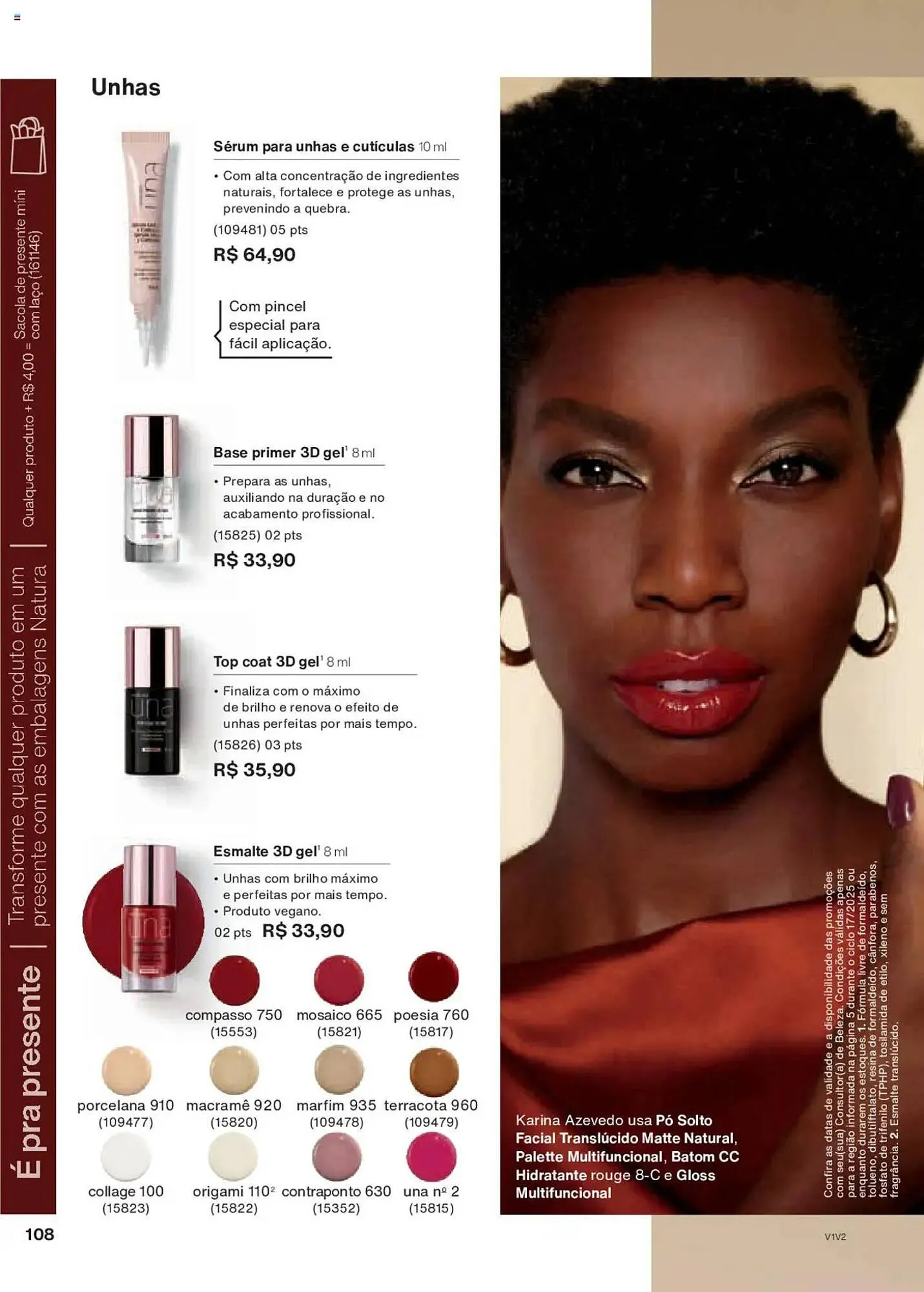 Encarte de Catálogo Natura 14 de outubro até 4 de novembro 2025 - Pagina 108