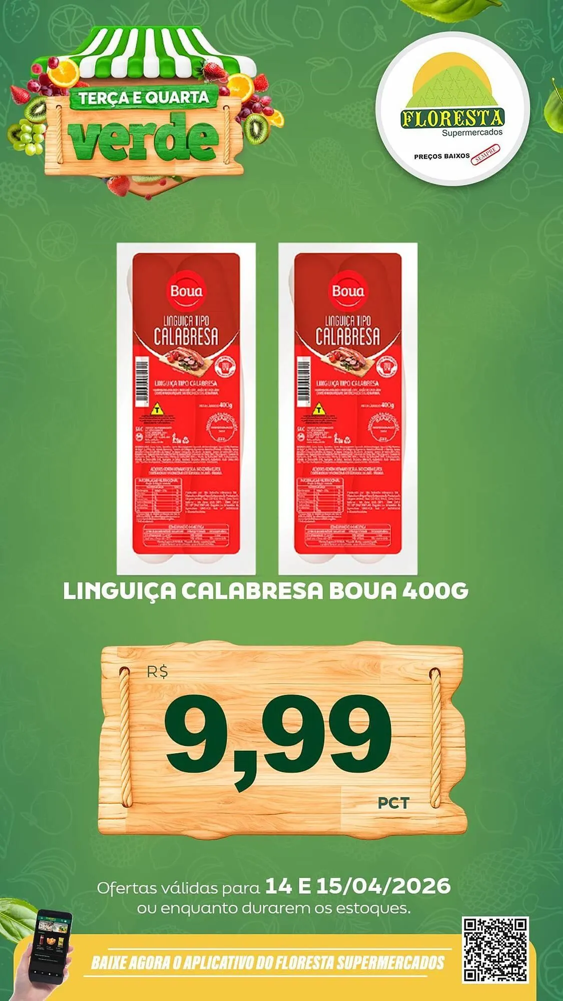 Encarte de Catálogo Floresta Supermercados 14 de abril até 15 de abril 2026 - Pagina 20