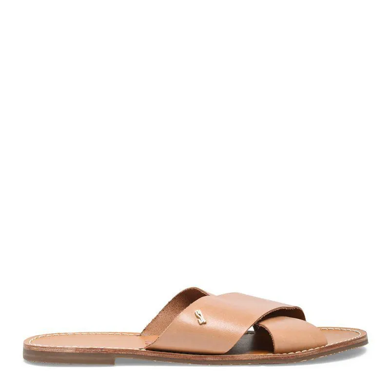 Rasteira Couro Nobre Bege Tan