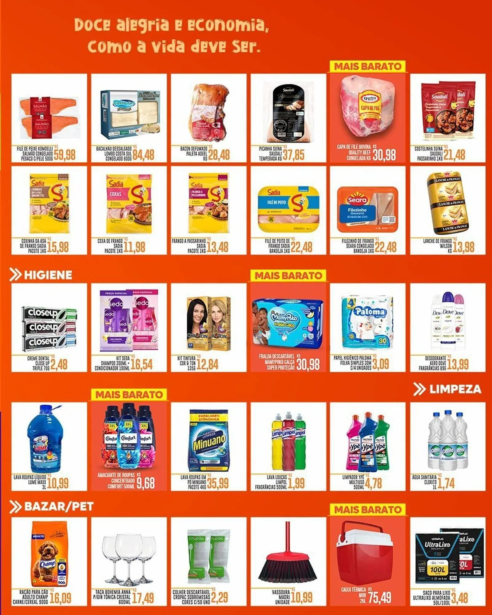 Encarte de Catálogo Cidade Supermercados 18 de abril até 24 de abril 2025 - Pagina 2