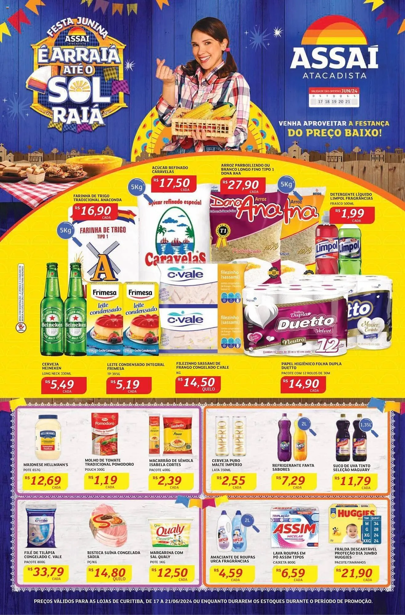Encarte de Catálogo Assaí Atacadista 17 de junho até 21 de junho 2024 - Pagina 1