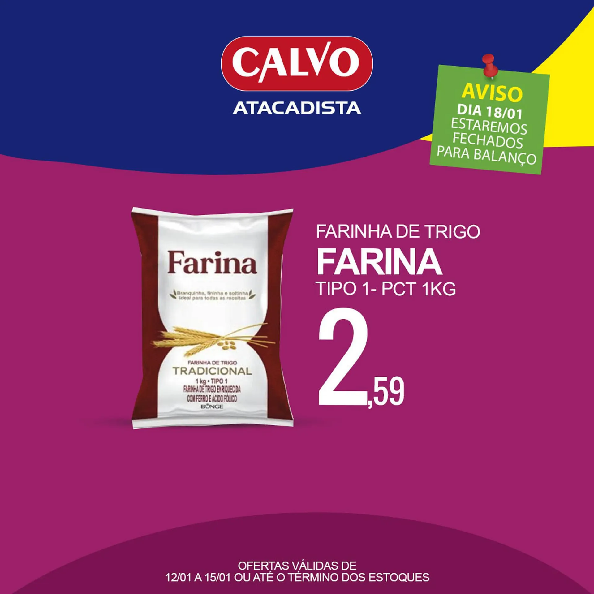 Encarte de Folheto Calvo Atacadista 15 de janeiro até 18 de janeiro 2026 - Pagina 5