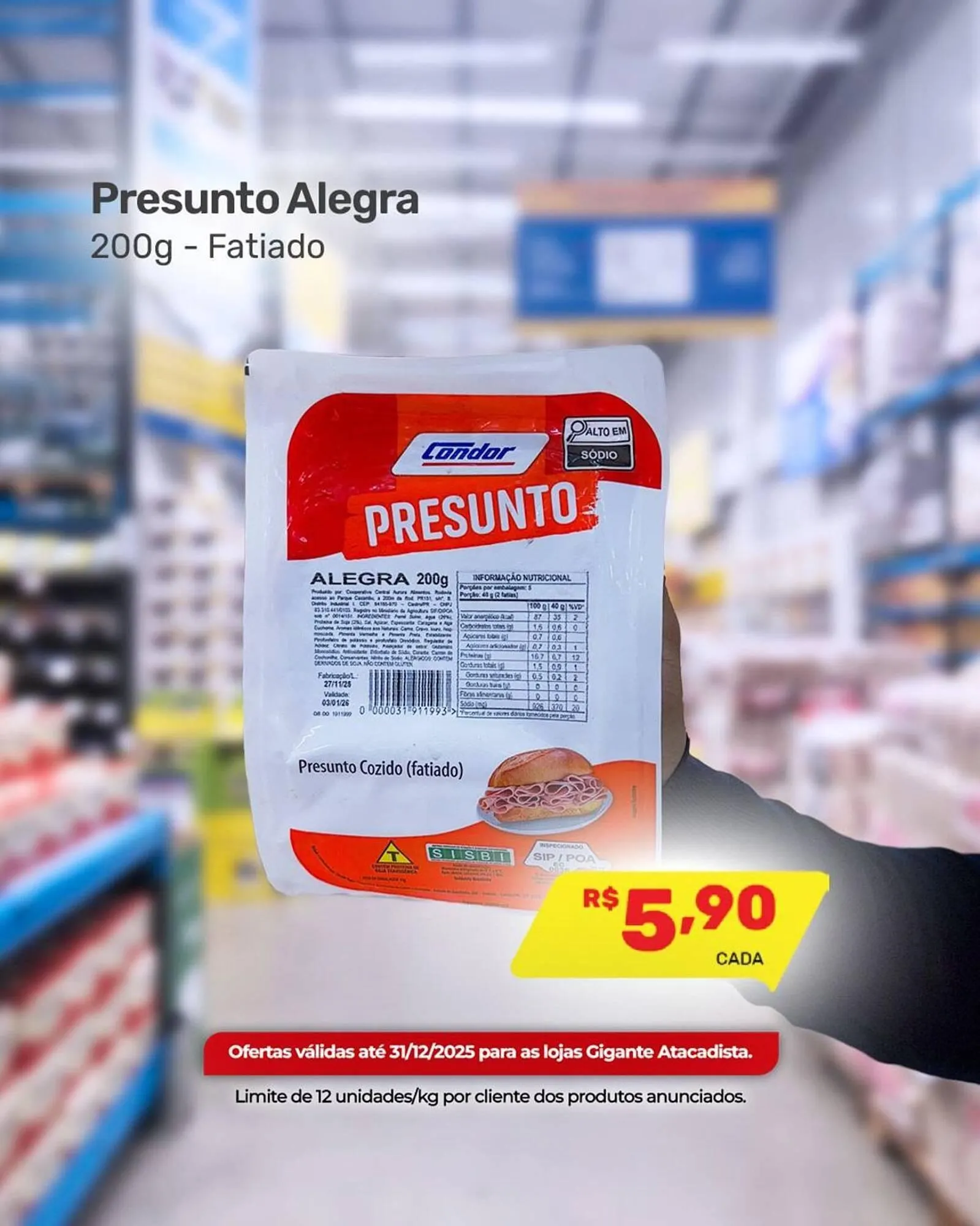 Encarte de Encarte Gigante Atacadista 30 de dezembro até 31 de dezembro 2025 - Pagina 3
