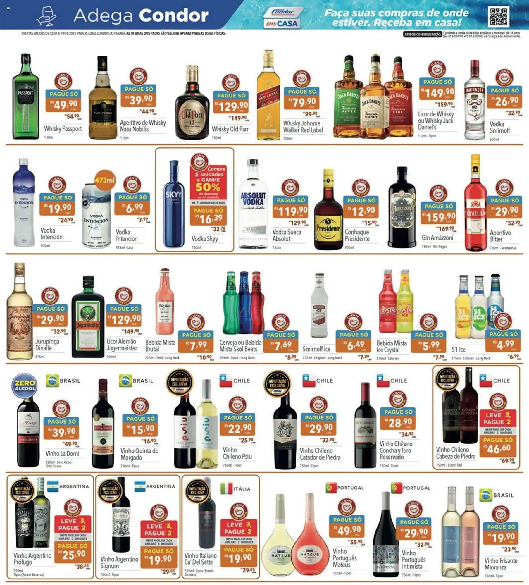 Encarte de Catálogo Supermercados Condor 2 de janeiro até 19 de janeiro 2026 - Pagina 19