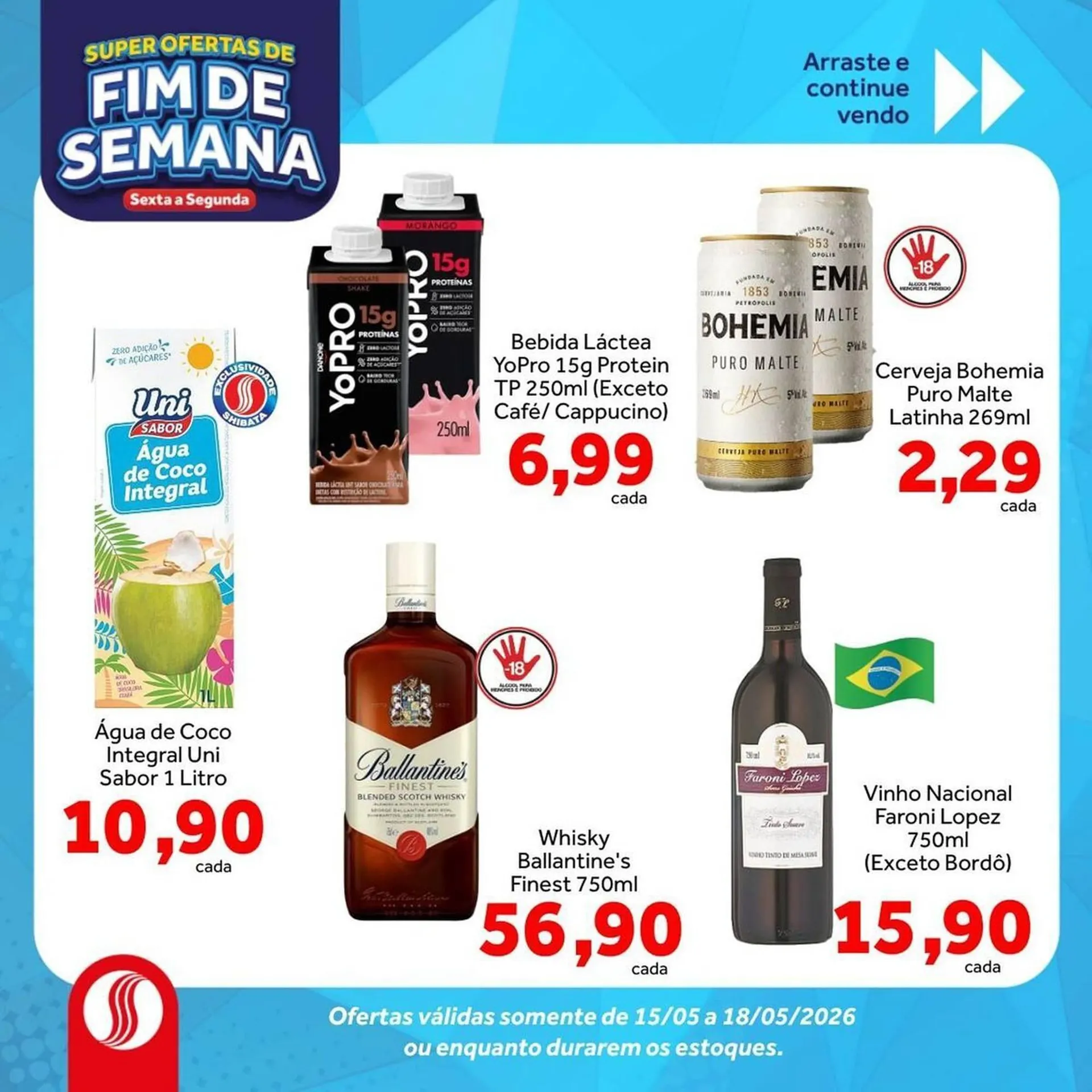 Encarte de Folheto Shibata Supermercados 15 de maio até 18 de maio 2026 - Pagina 2