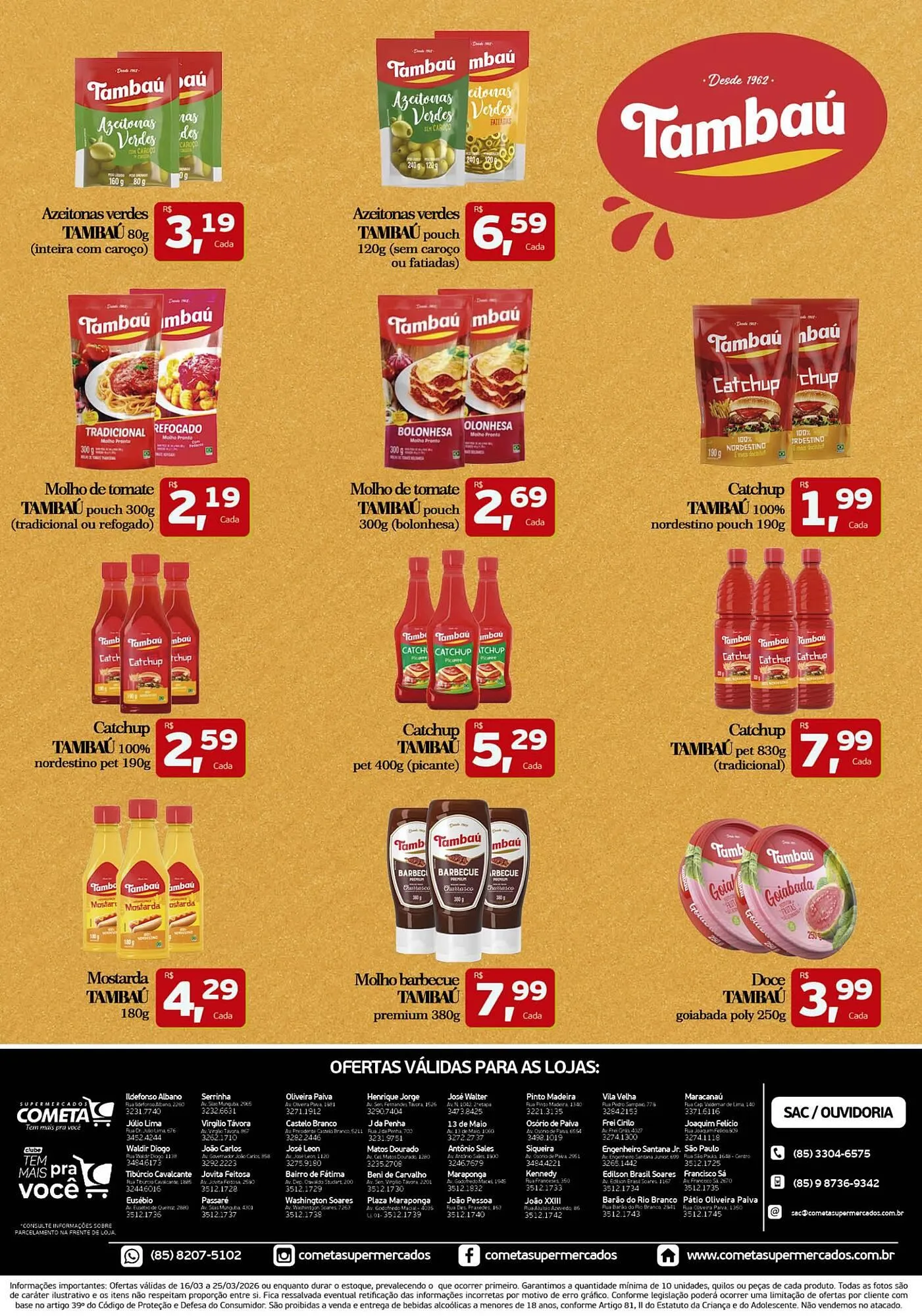 Encarte de Encarte Cometa Supermercados 18 de março até 25 de março 2026 - Pagina 2