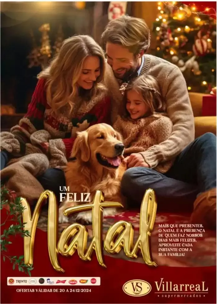 Encarte de Ofertas Villarreal Supermercados 20 de dezembro até 24 de dezembro 2024 - Pagina 1