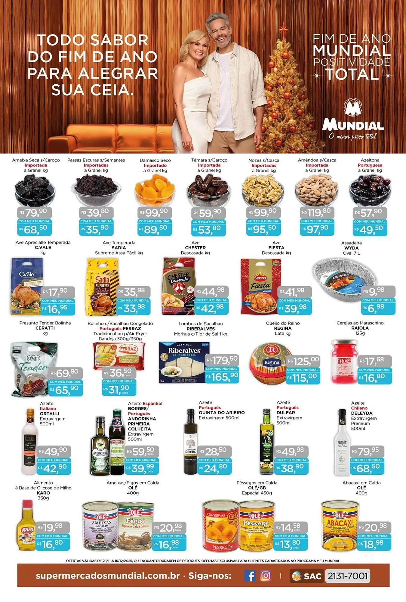 Encarte de Encarte Supermercados Mundial 28 de novembro até 16 de dezembro 2025 - Pagina 1