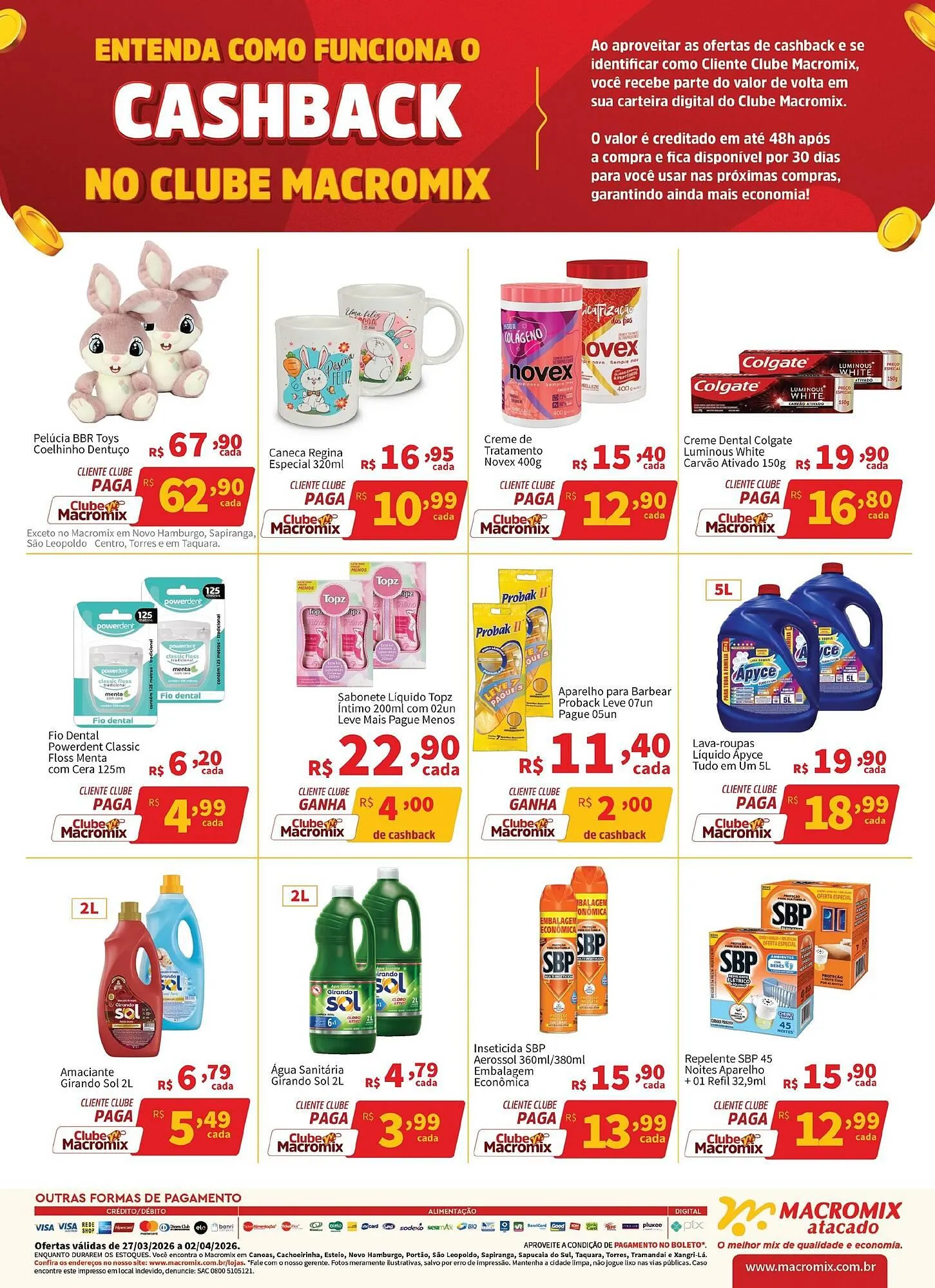 Encarte de Catálogo Macromix Atacado 27 de março até 2 de abril 2026 - Pagina 3