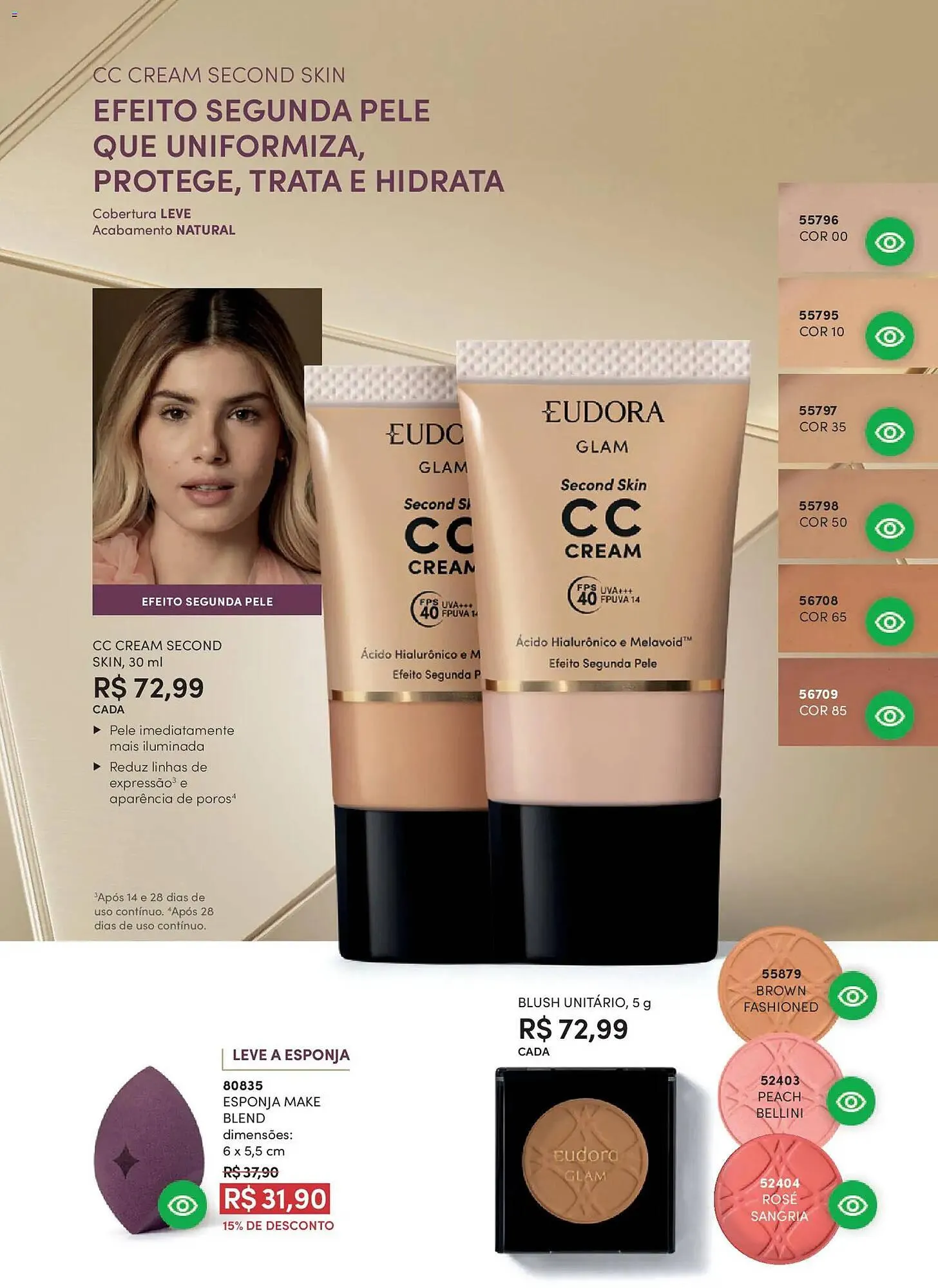 Encarte de Catálogo Eudora 23 de abril até 15 de junho 2026 - Pagina 71