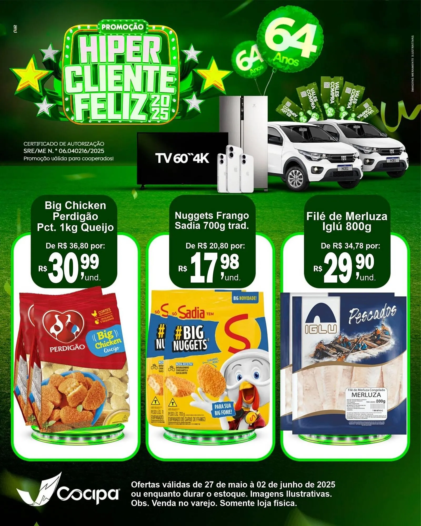 Encarte de Catálogo Cocipa 27 de maio até 2 de junho 2025 - Pagina 1