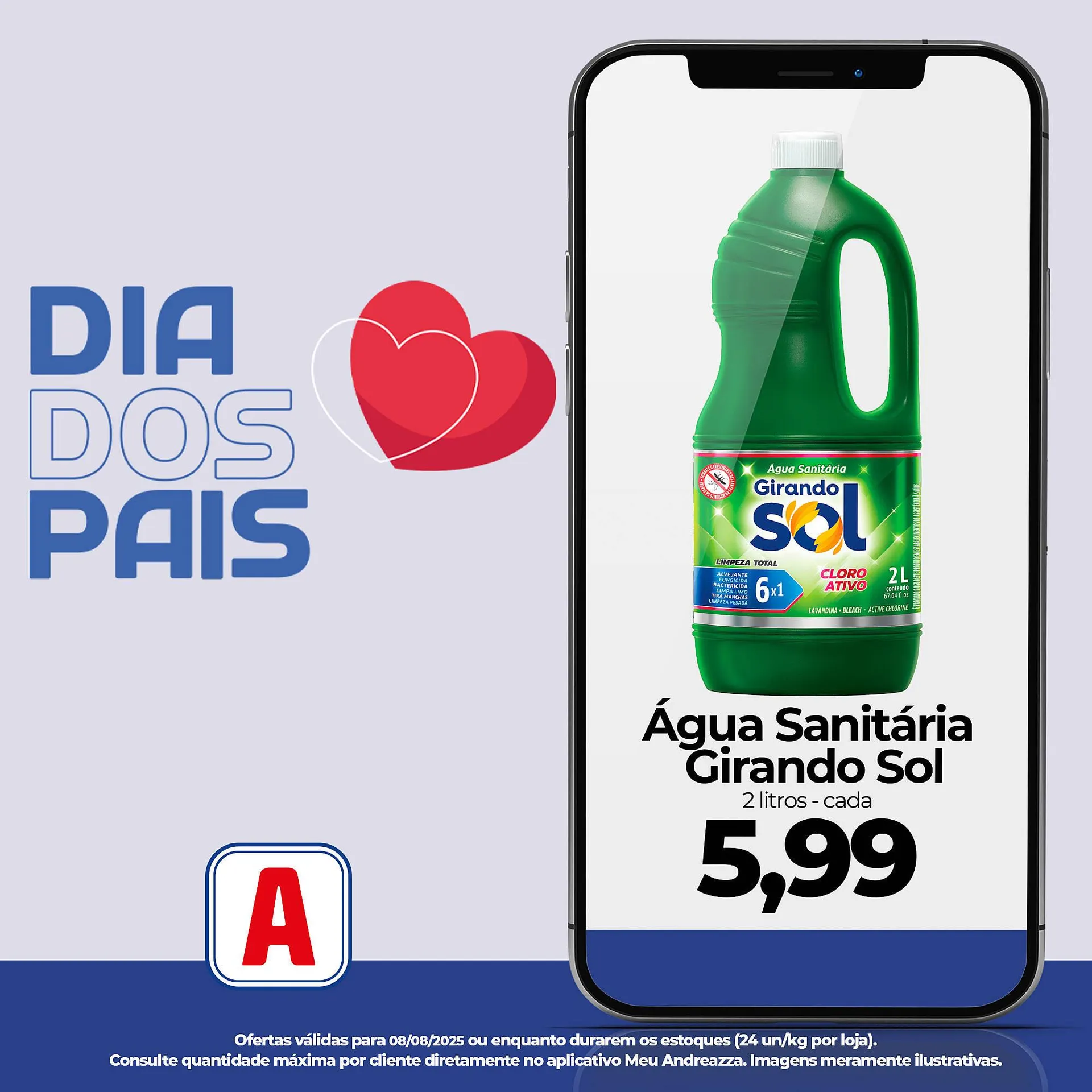 Encarte de Catálogo Supermercados Andreazza 8 de agosto até 9 de agosto 2025 - Pagina 2