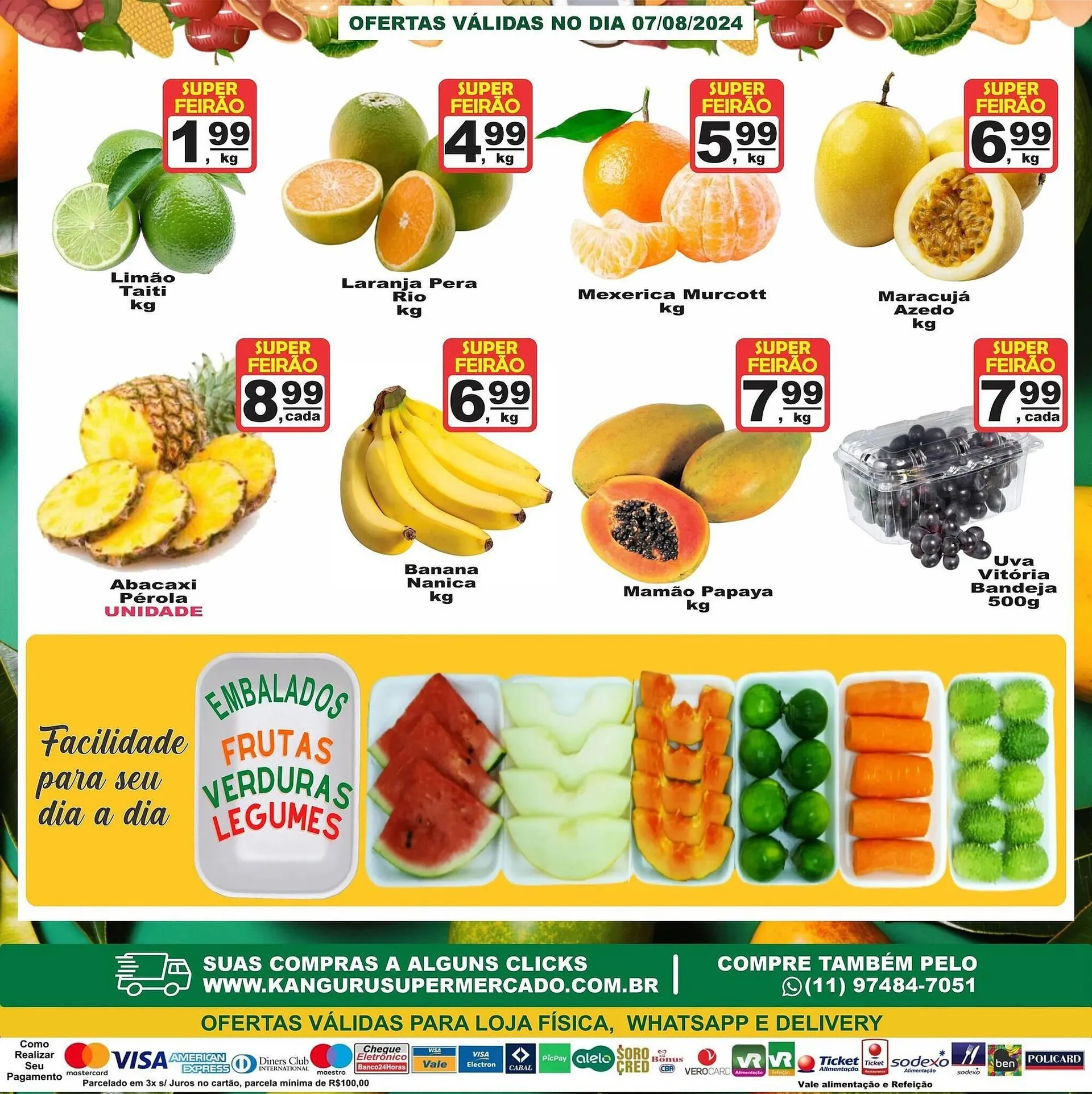Encarte de Catálogo Kanguru Supermercado 6 de agosto até 10 de agosto 2024 - Pagina 2