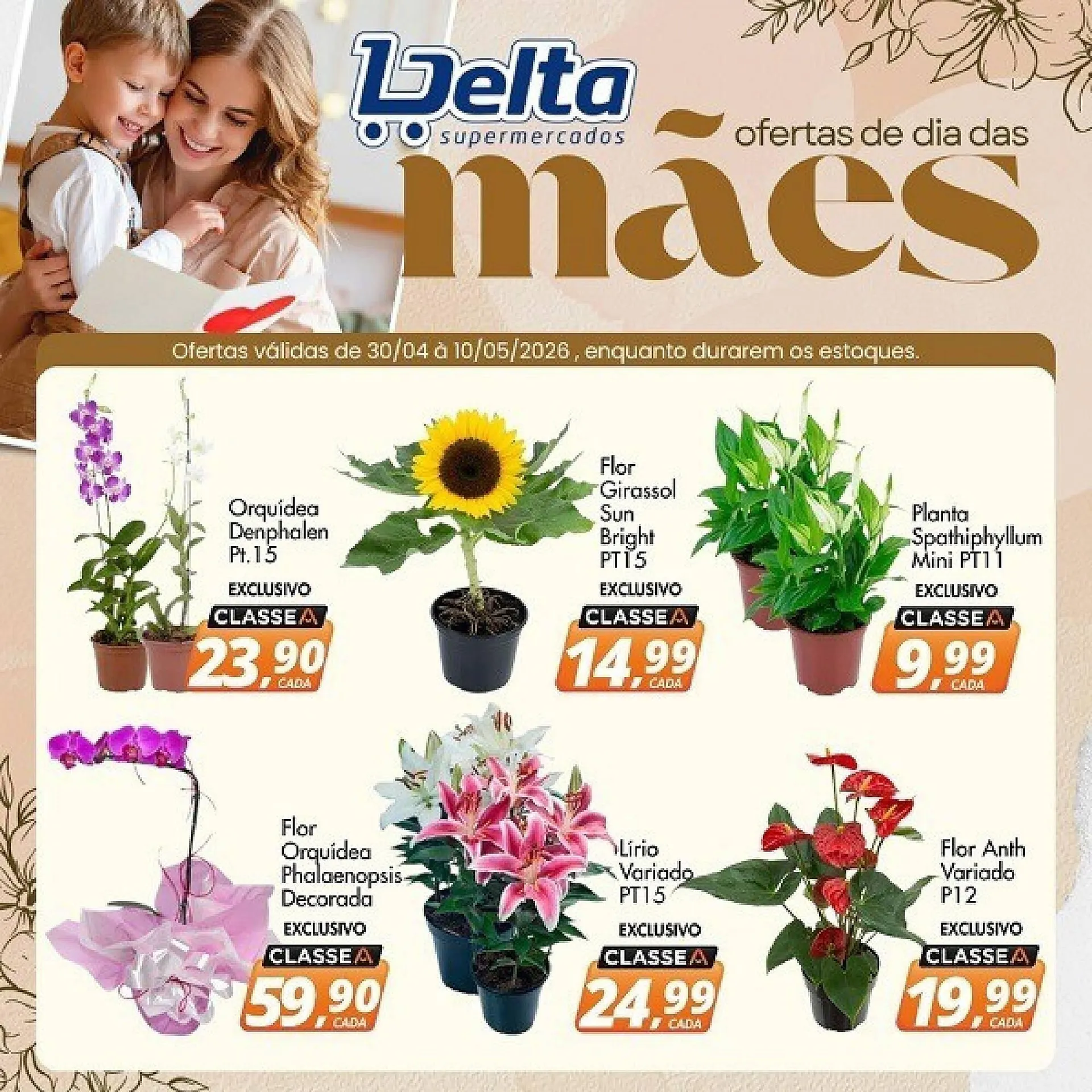 Encarte de Catálogo Delta Supermercados 30 de abril até 10 de maio 2026 - Pagina 1