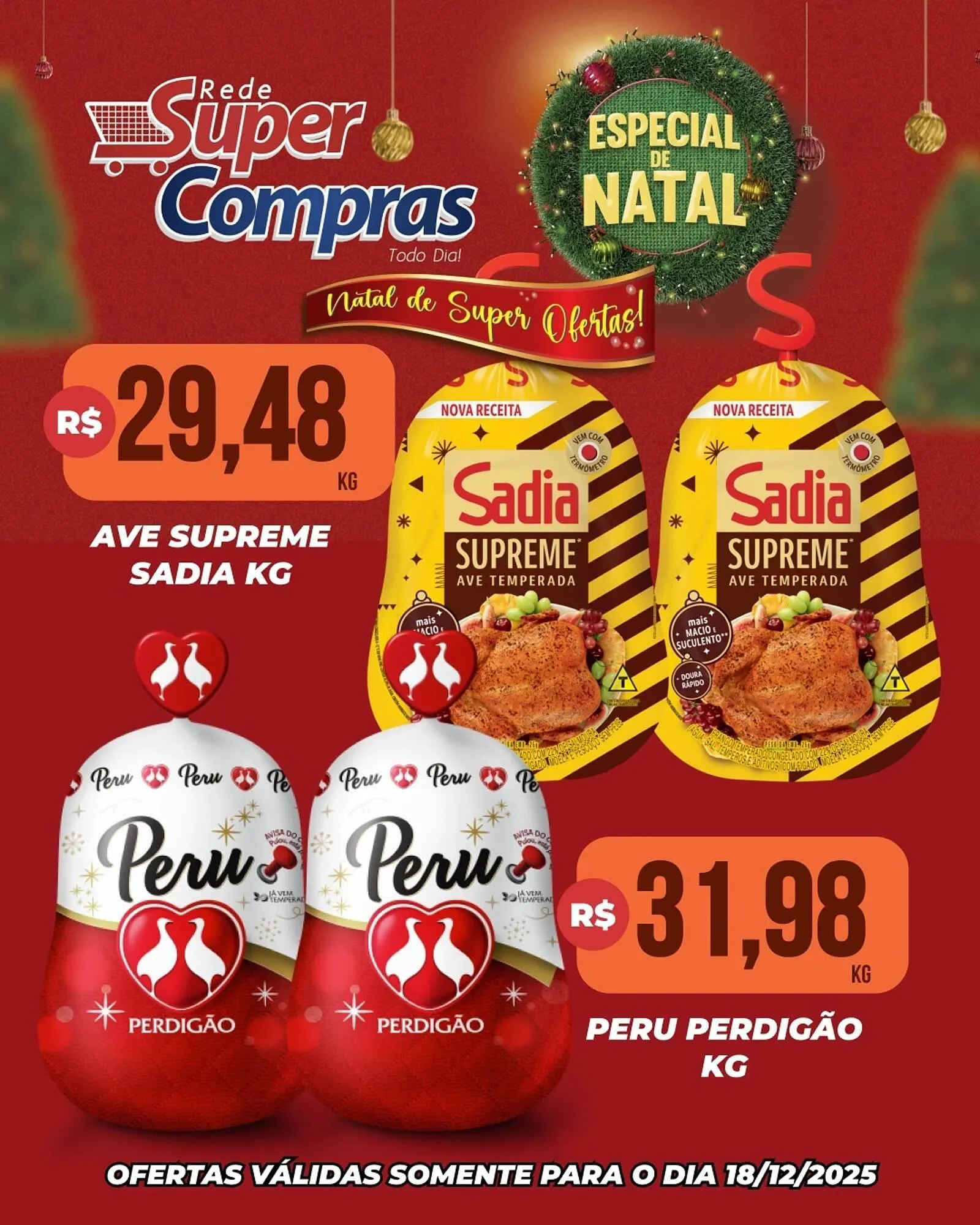 Encarte de Encarte Rede Super Compras 18 de dezembro até 18 de dezembro 2025 - Pagina 1