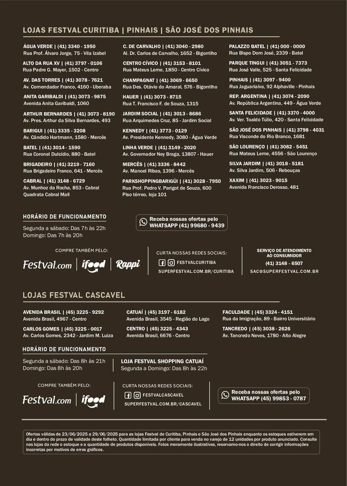 Encarte de Catálogo Festval 23 de junho até 29 de junho 2025 - Pagina 4