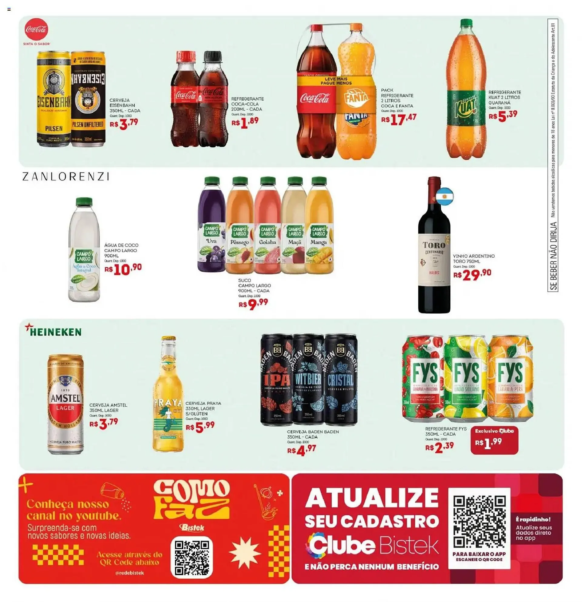 Encarte de Encarte Bistek Supermercados 22 de abril até 6 de maio 2026 - Pagina 7