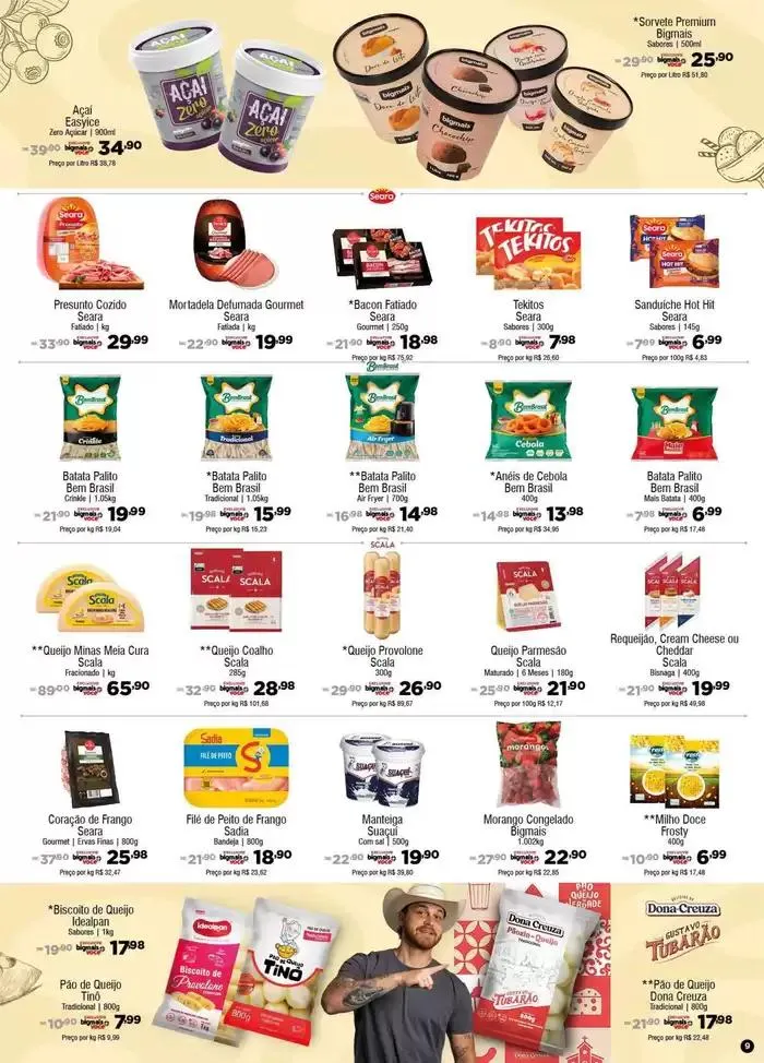 Encarte de Encarte Big Mais Supermercados 13 de março até 1 de abril 2025 - Pagina 9