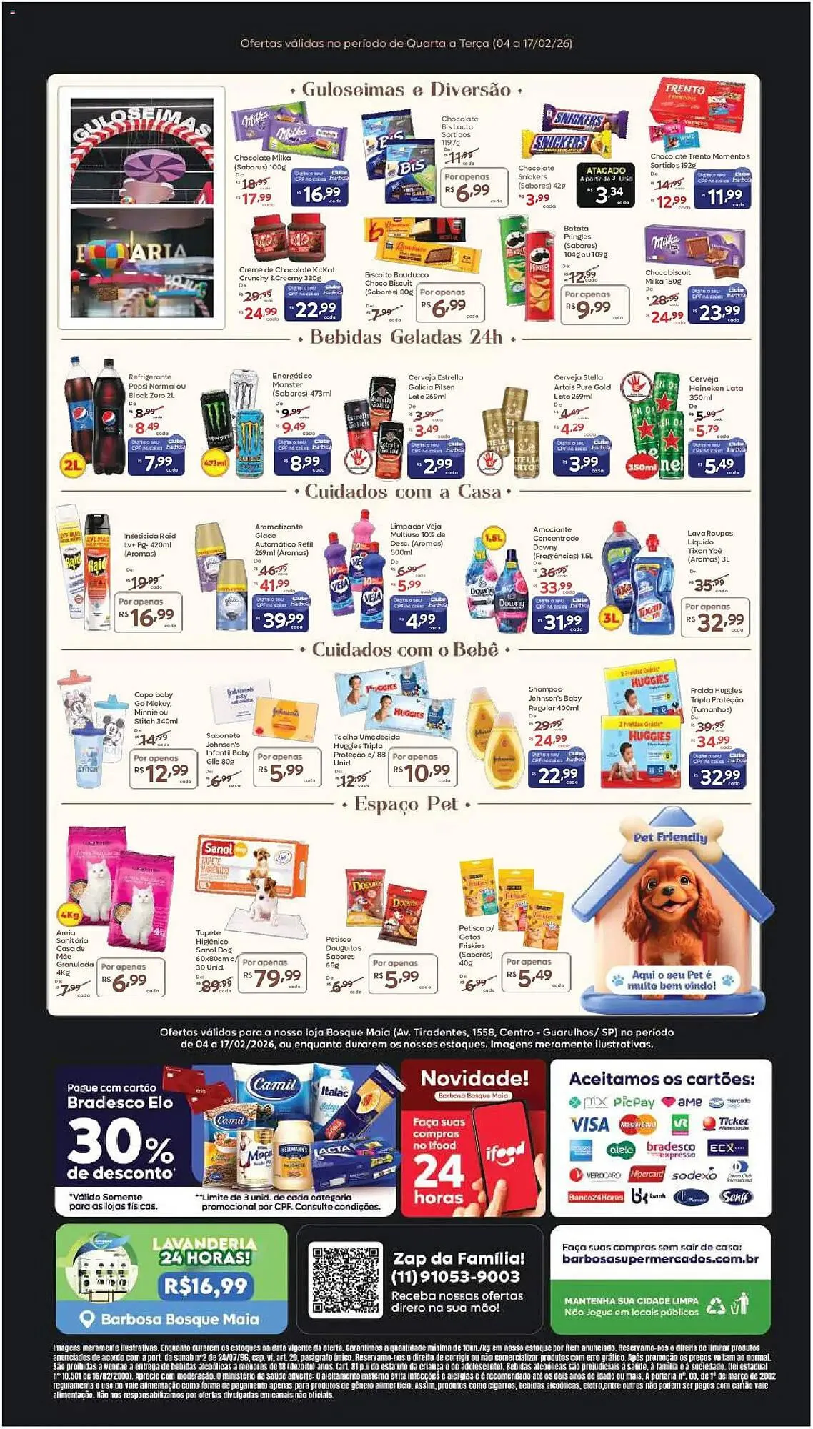 Encarte de Tabloide Barbosa Supermercados 4 de fevereiro até 17 de fevereiro 2026 - Pagina 3