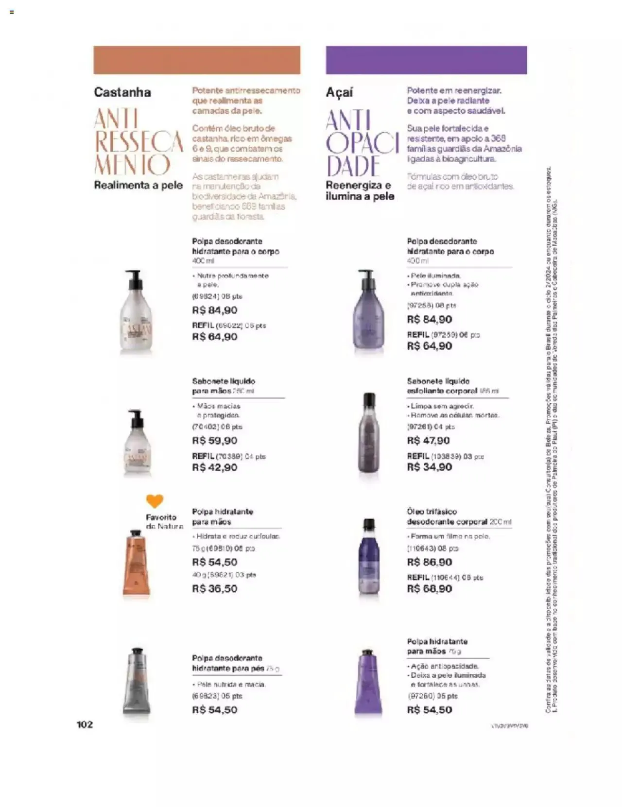 Encarte de Natura - Ciclo 02/2024 1 de fevereiro até 3 de fevereiro 2024 - Pagina 102