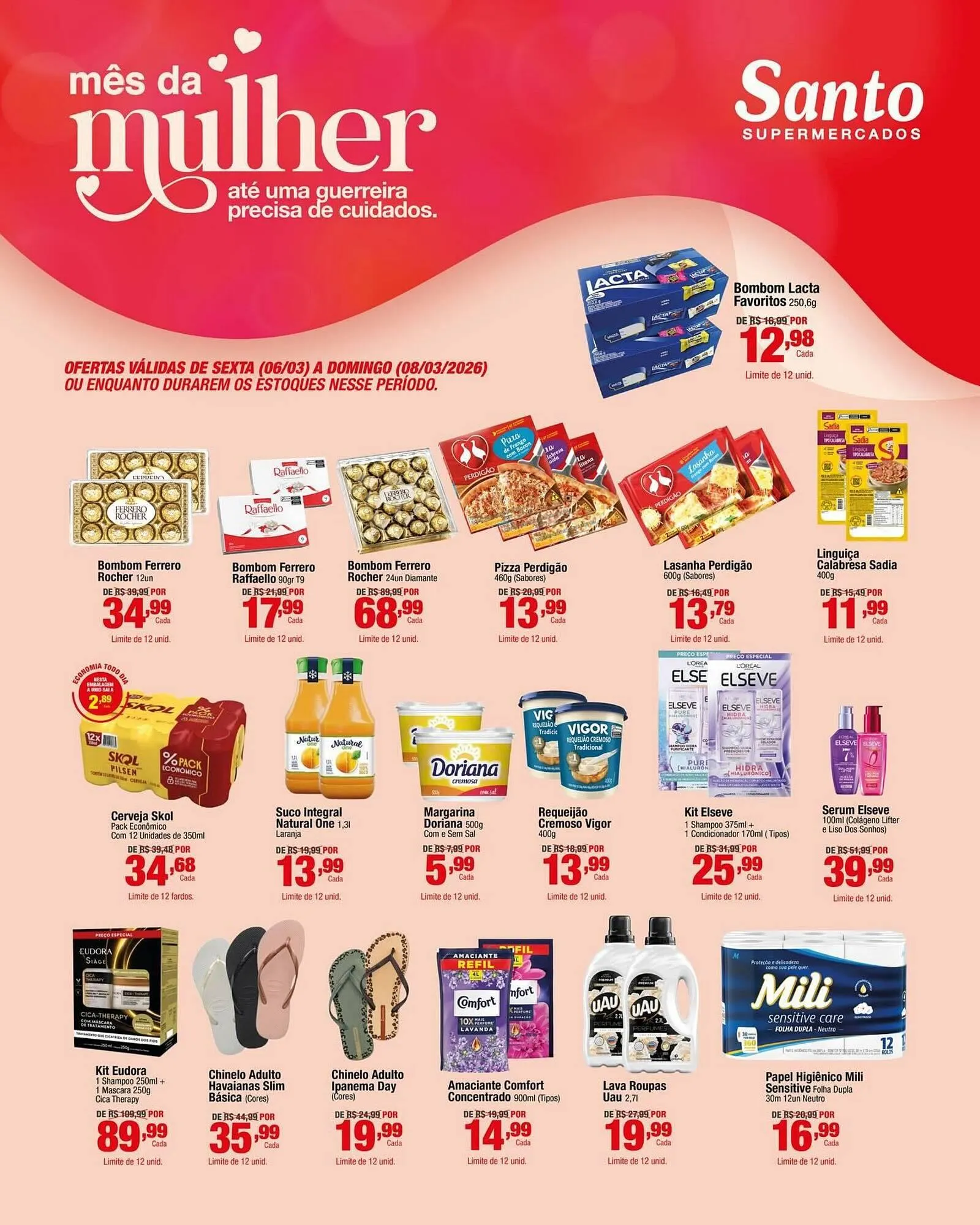 Encarte de Catálogo Santo Supermercados 4 de março até 9 de março 2026 - Pagina 2