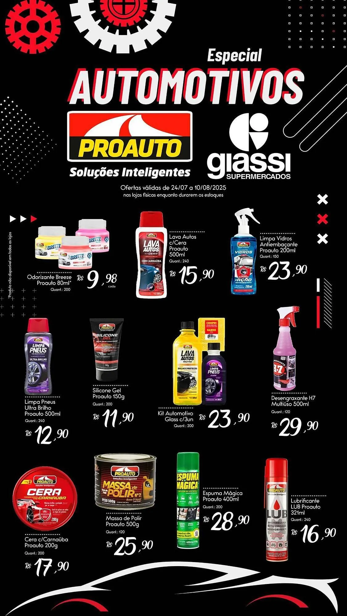 Encarte de Catálogo Giassi Supermercados 24 de julho até 10 de agosto 2025 - Pagina 1