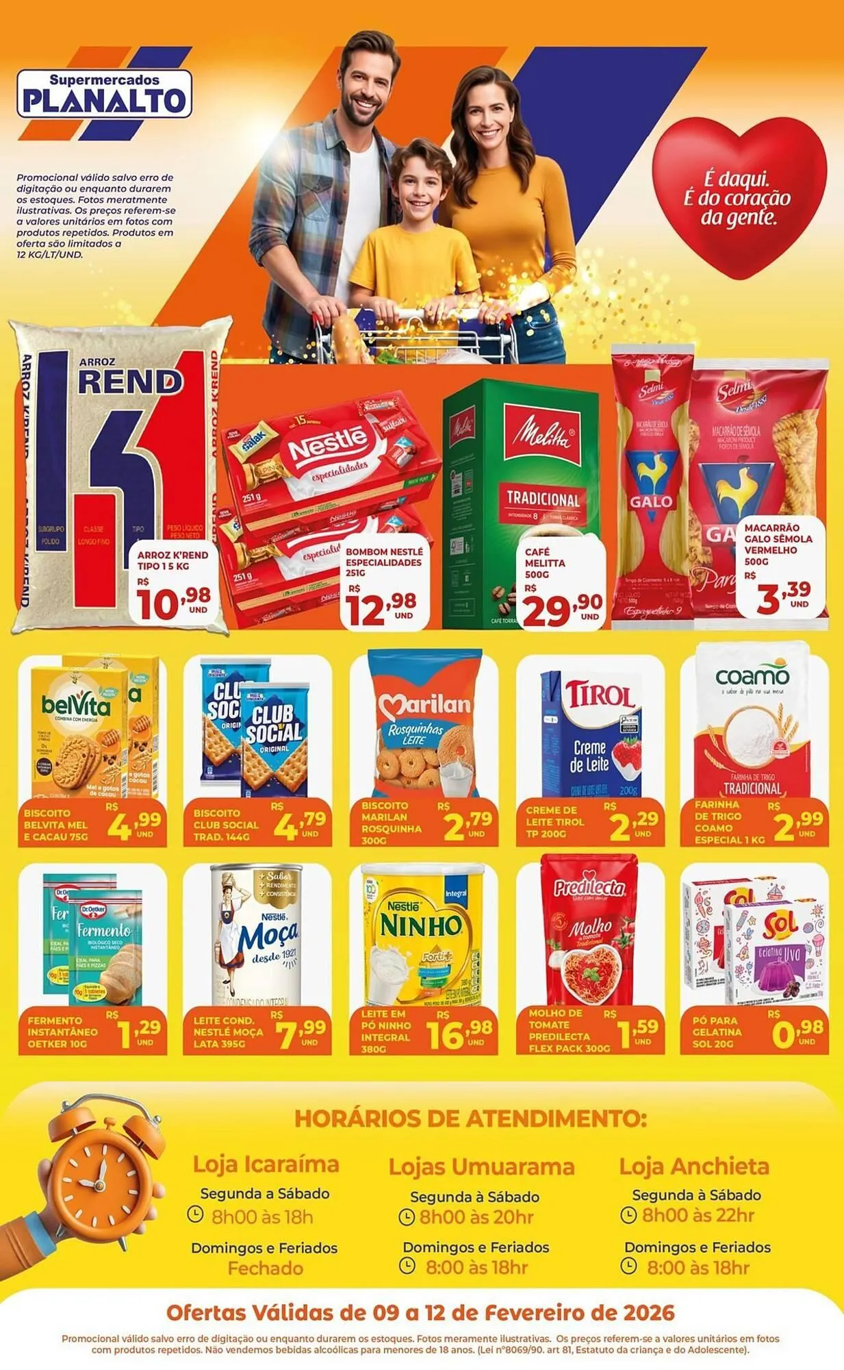 Encarte de Catálogo Supermercados Planalto 9 de fevereiro até 12 de fevereiro 2026 - Pagina 3