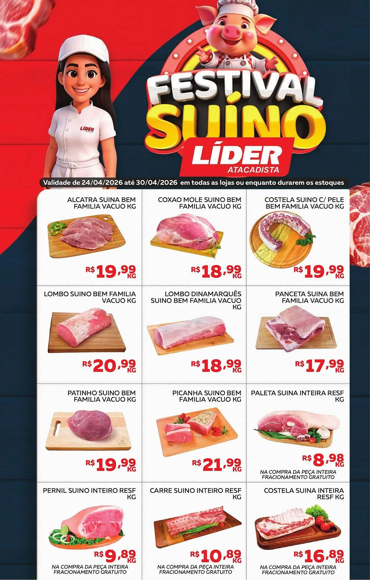Encarte de Encarte Lider Atacadista 24 de abril até 30 de abril 2026 - Pagina 1
