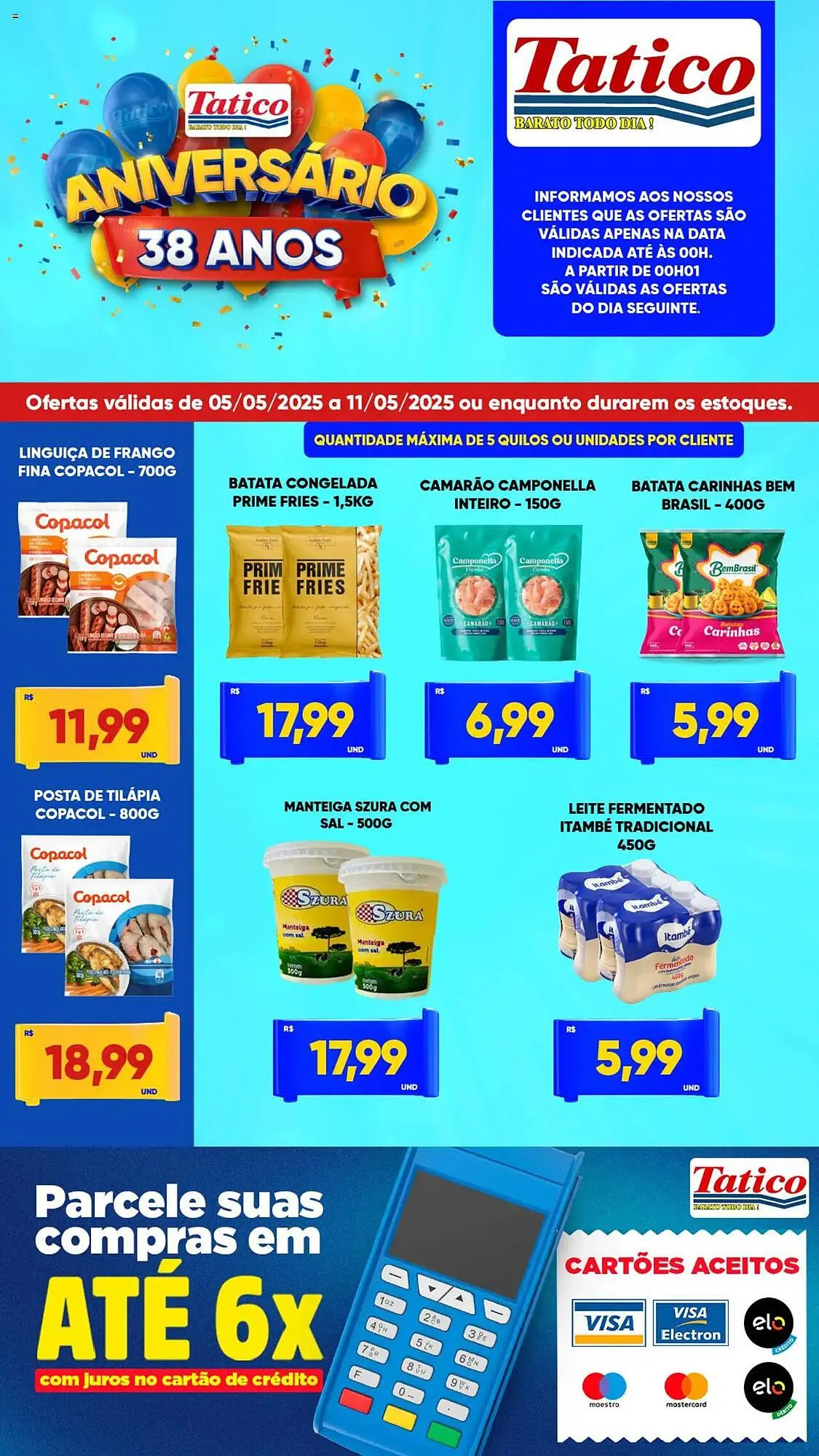 Encarte de Catálogo Tatico 5 de maio até 13 de maio 2025 - Pagina 1