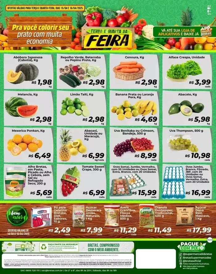 Encarte de Nossas melhores pechinchas 15 de abril até 16 de abril 2025 - Pagina 1