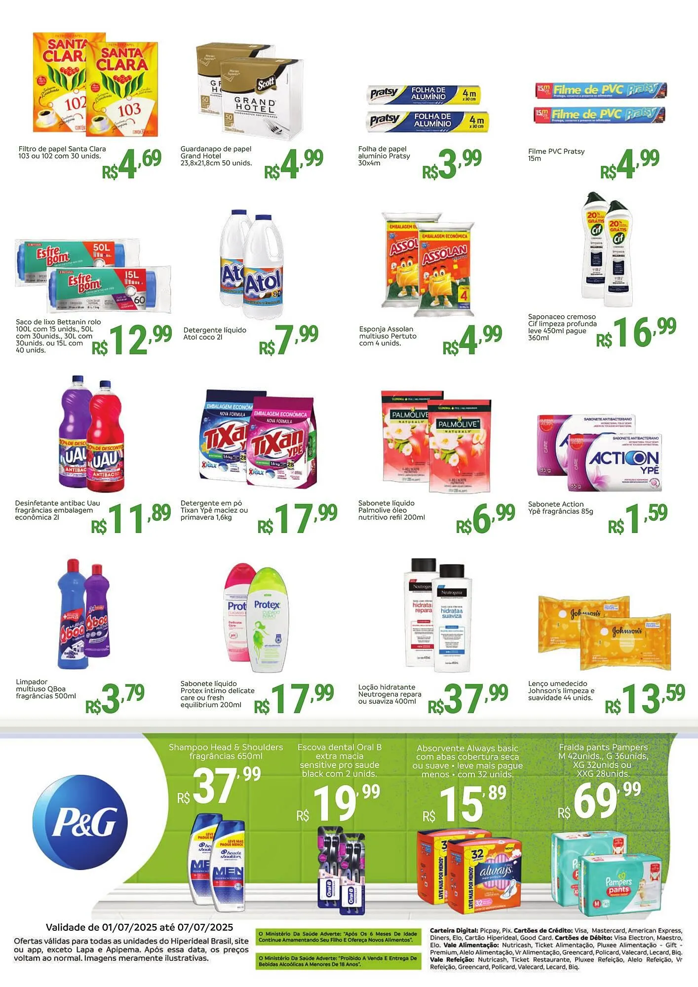 Encarte de Catálogo Hiperideal Supermercados 1 de julho até 7 de julho 2025 - Pagina 4