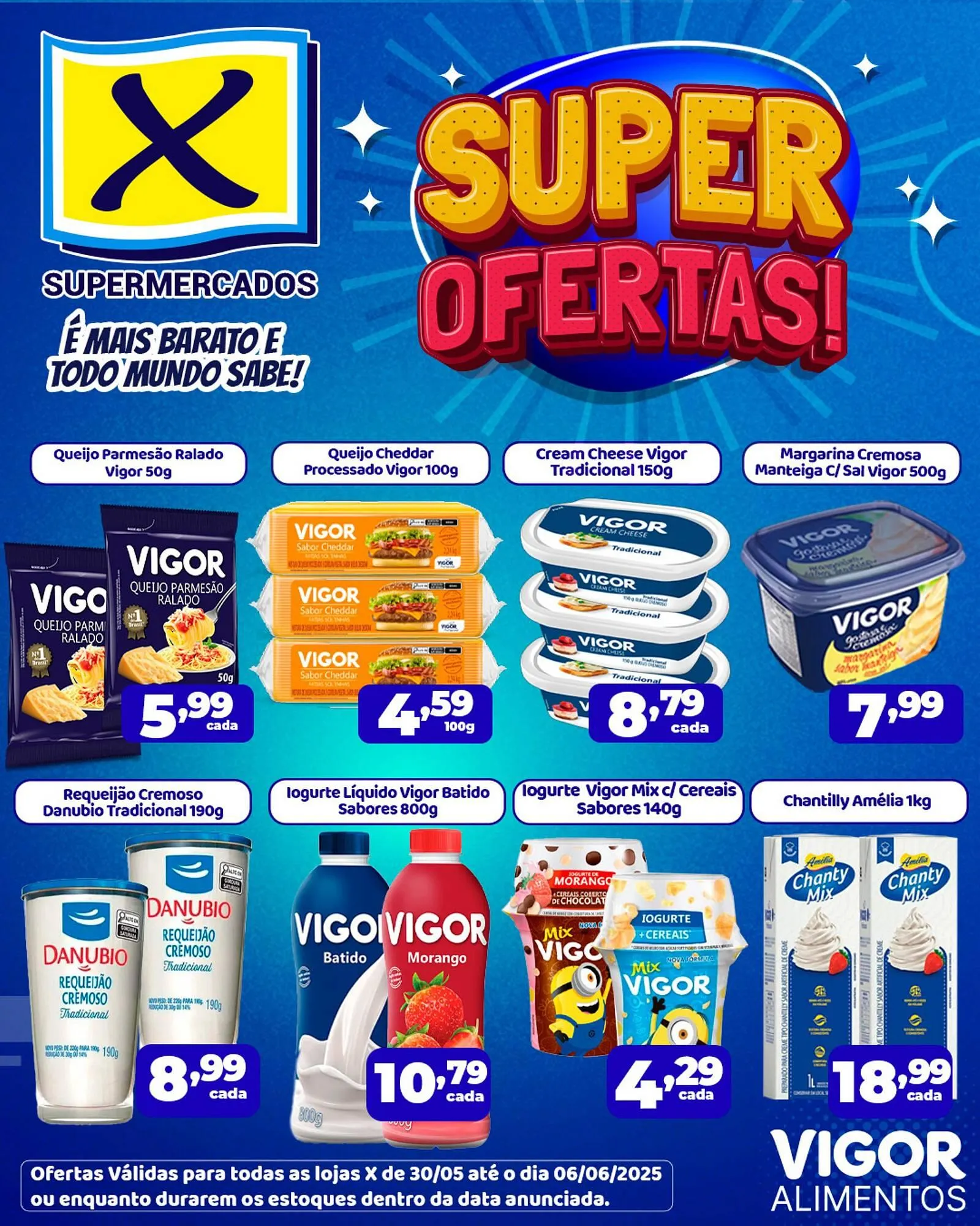 Encarte de Catálogo X Supermercados 30 de maio até 6 de junho 2025 - Pagina 1