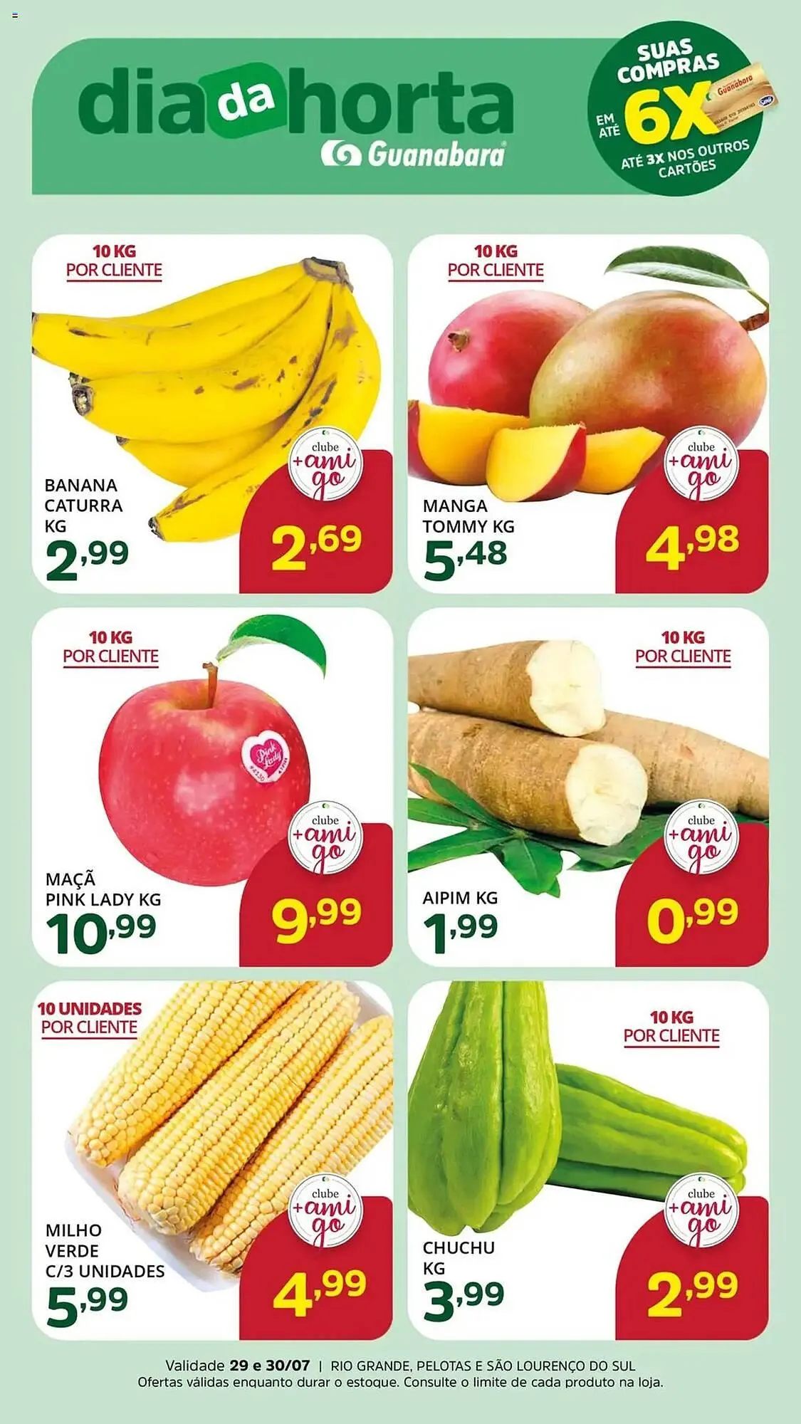 Encarte de Catálogo Supermercados Guanabara 29 de julho até 30 de julho 2025 - Pagina 1