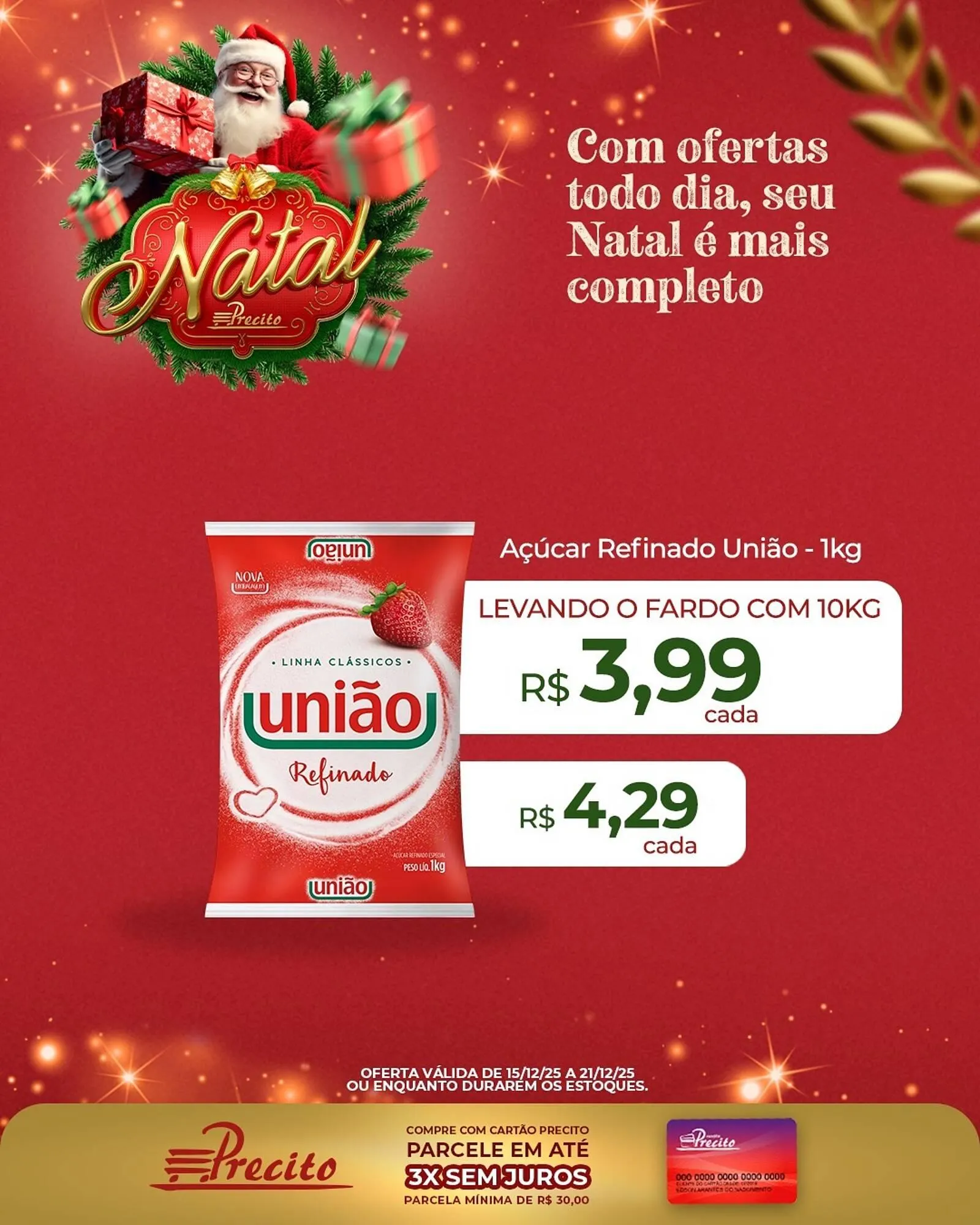 Encarte de Catálogo Supermercado Precito 15 de dezembro até 21 de dezembro 2025 - Pagina 3