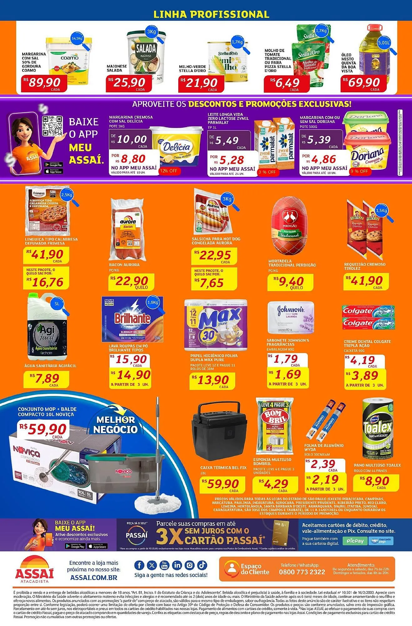Encarte de Catálogo Assaí Atacadista 12 de julho até 14 de julho 2024 - Pagina 2