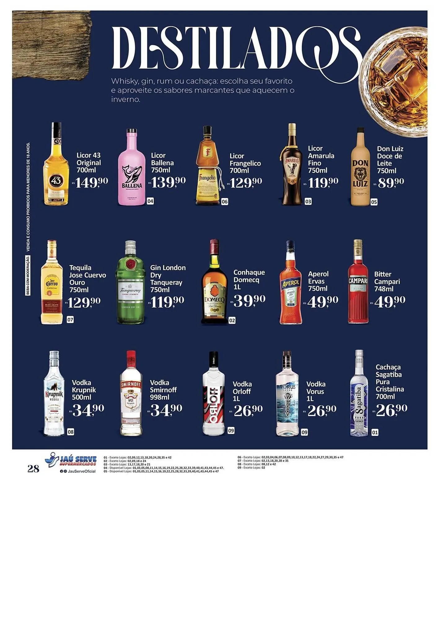 Encarte de Catálogo Supermercados Jau Serve 15 de julho até 29 de julho 2025 - Pagina 28