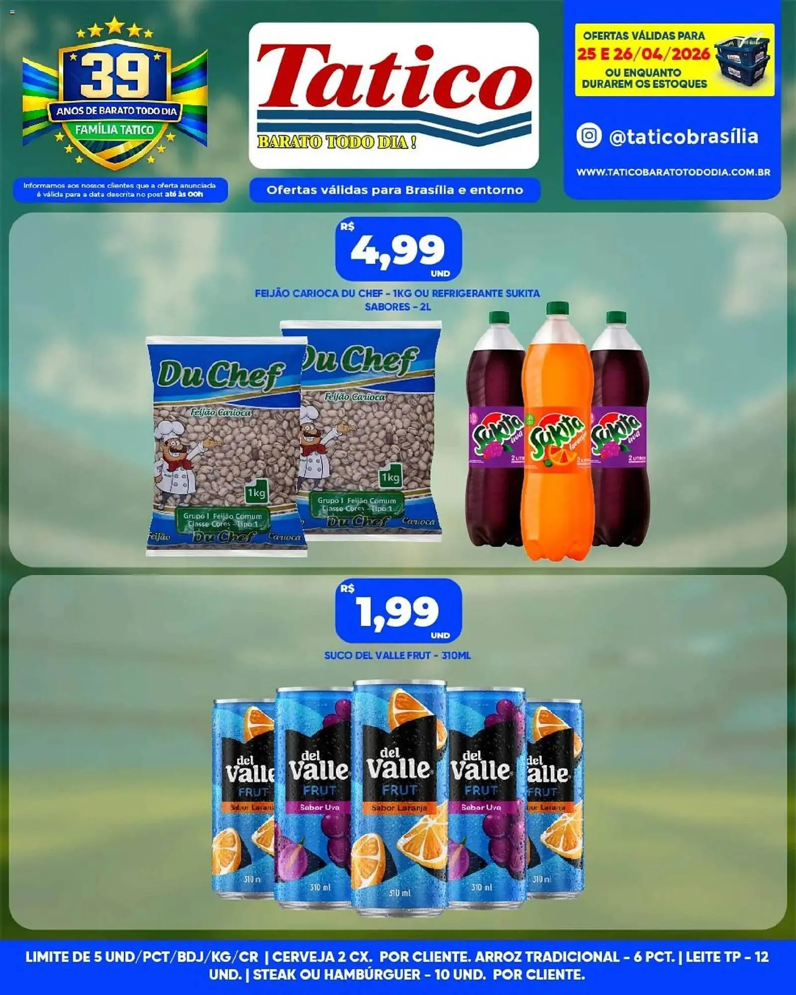 Encarte de Tabloide Tatico 25 de abril até 26 de abril 2026 - Pagina 3