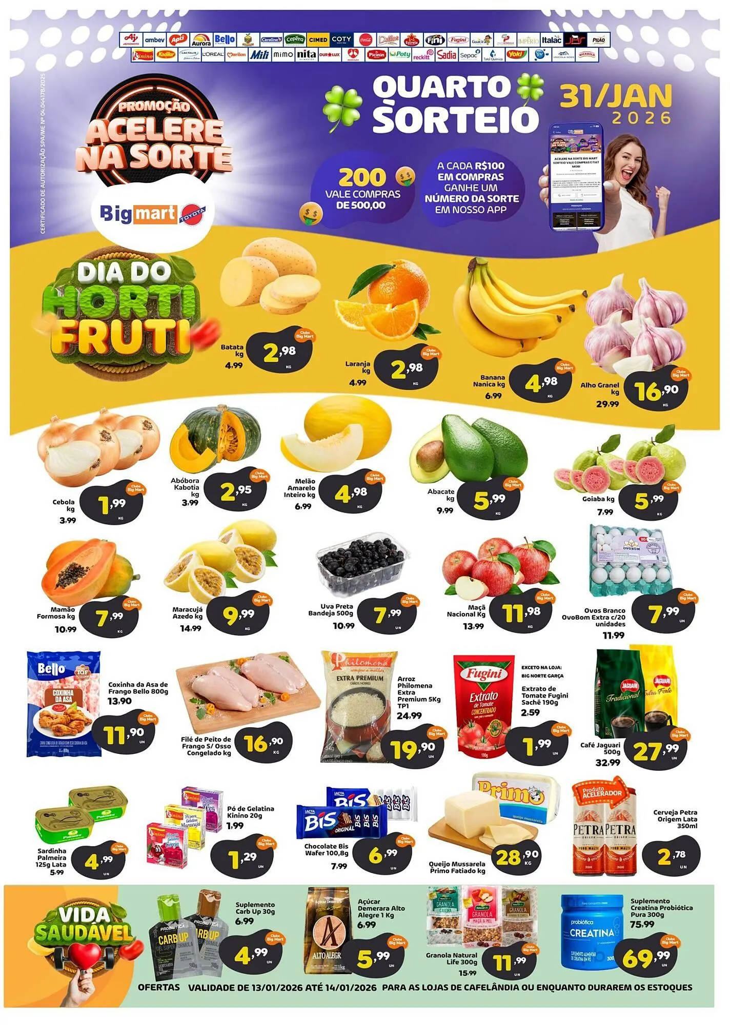 Encarte de Catálogo Bigmart 13 de janeiro até 14 de janeiro 2026 - Pagina 1