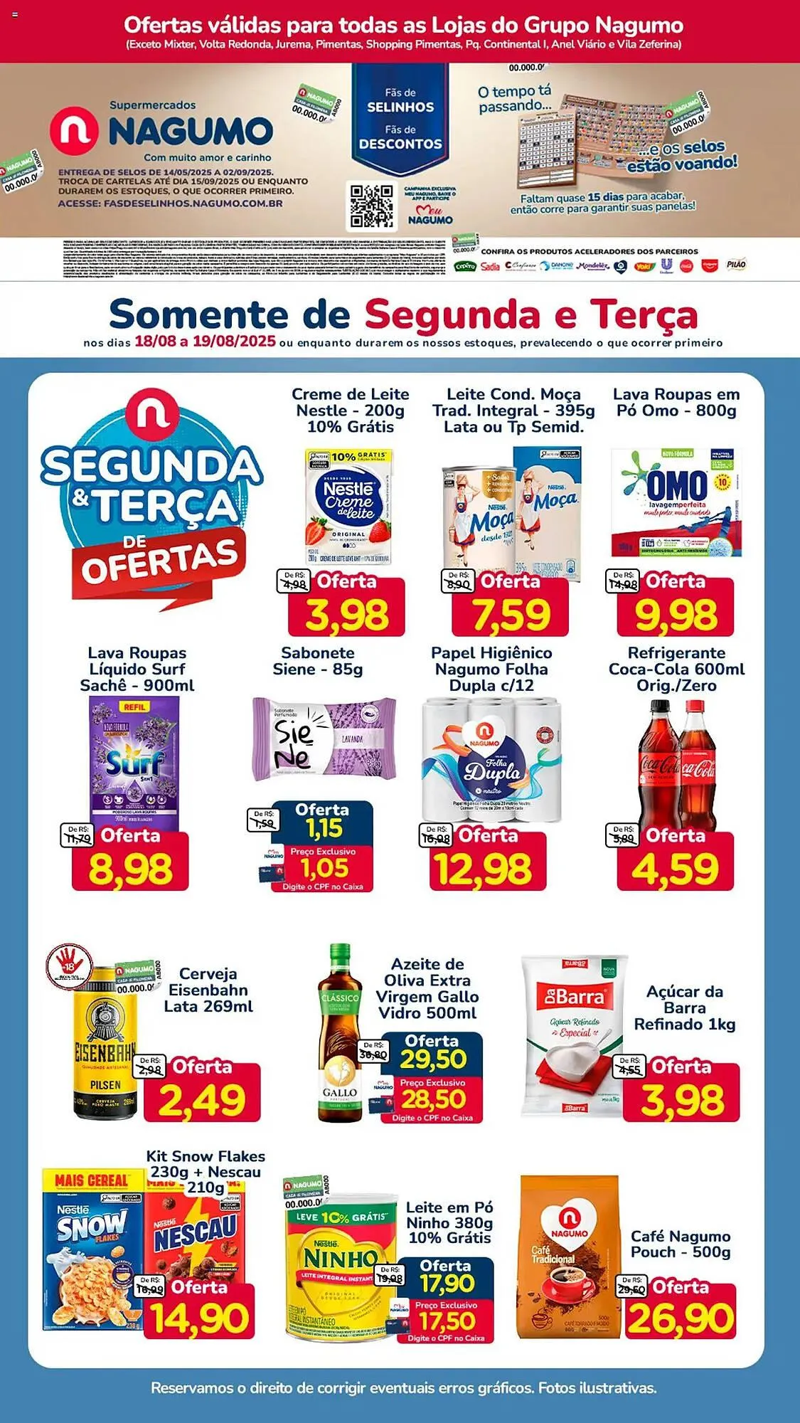 Encarte de Catálogo Nagumo 18 de agosto até 20 de agosto 2025 - Pagina 1