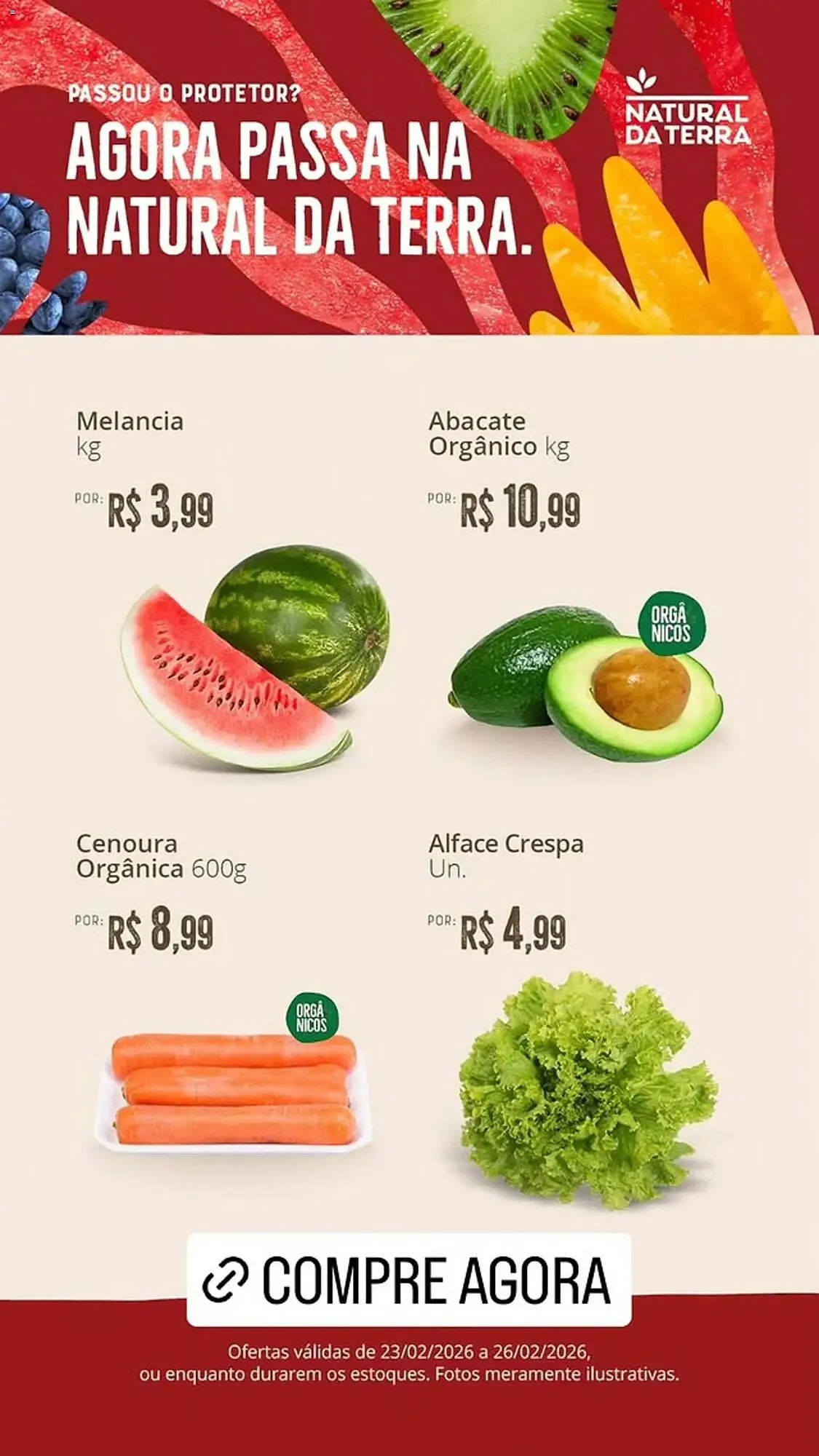 Encarte de Catálogo Natural da Terra 23 de fevereiro até 26 de fevereiro 2026 - Pagina 1